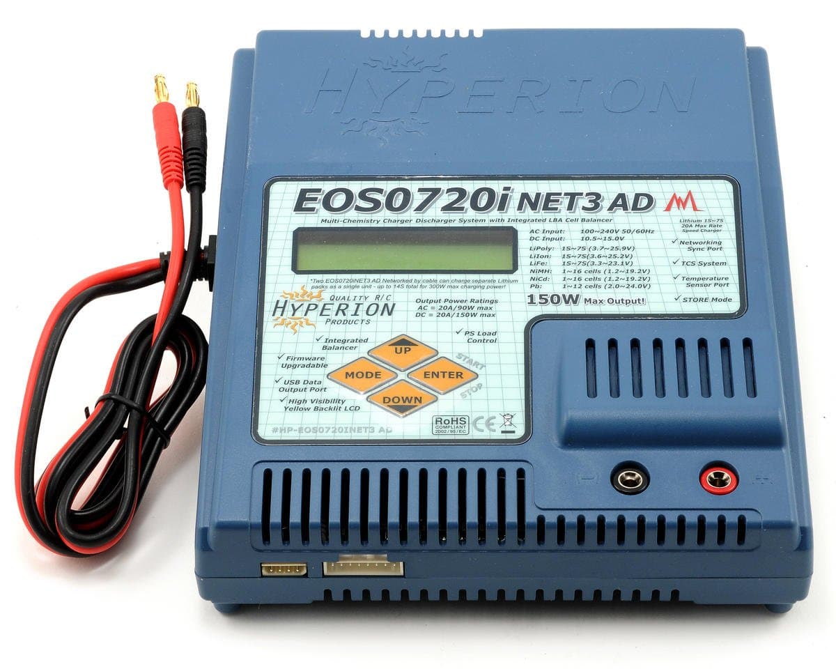 Hyperion Eos720I Net 3 Ac/Dc Balance Charger 7S 16N Store Mode