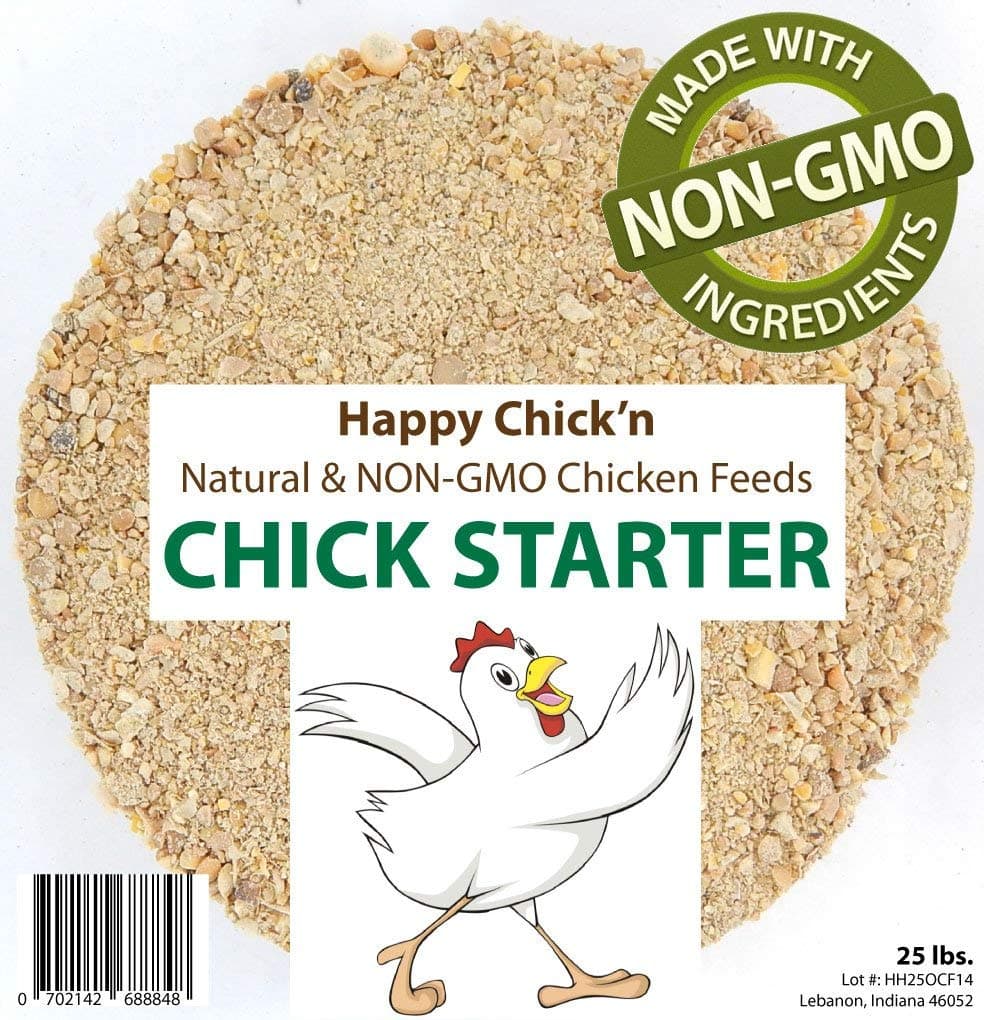100% Non-GMO, Natural Chick Starter Feed, 25 Pounds