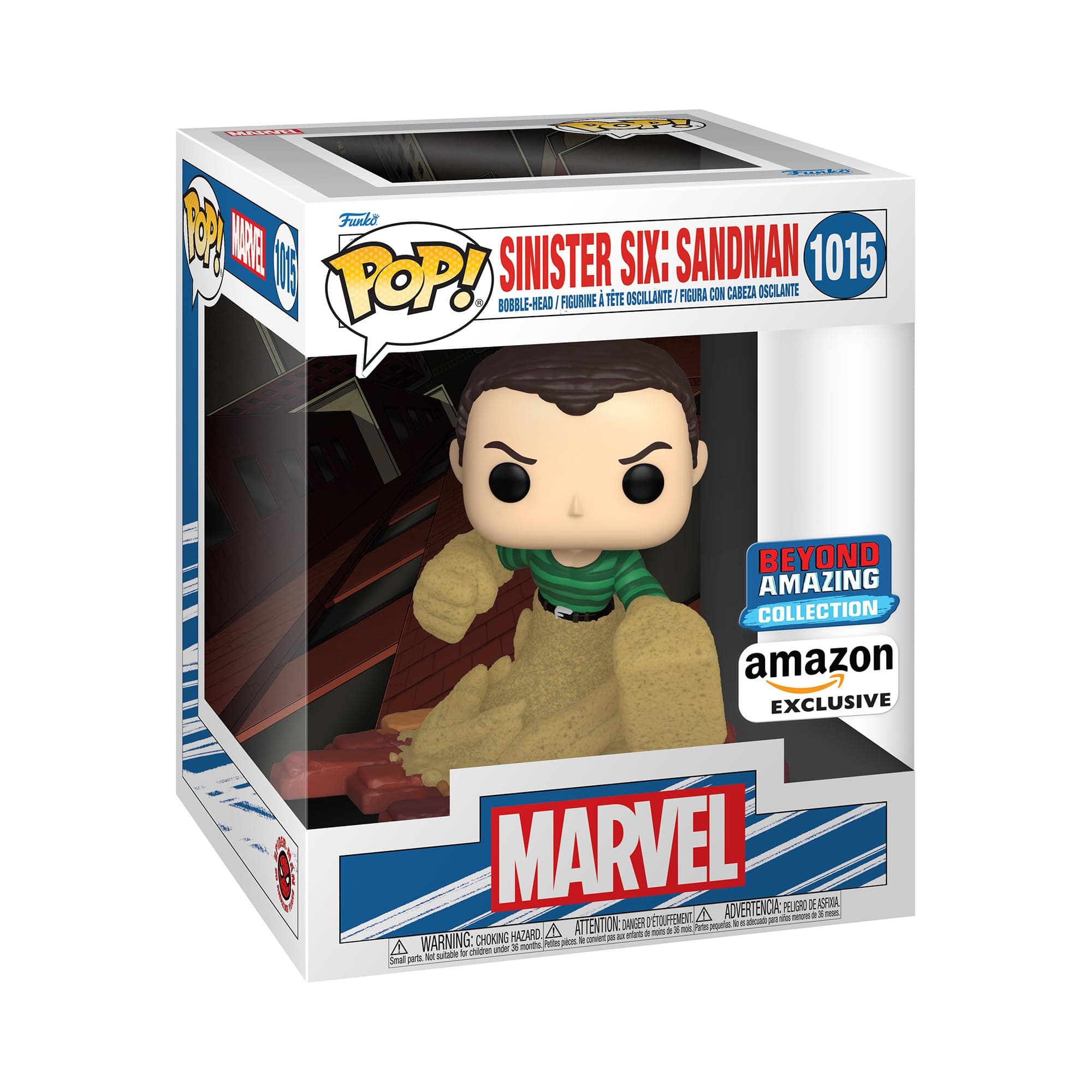 Pop! Deluxe: Marvel Sinister 6 - Sandman - Marvel Comics - Amazon Exclusive - Collectable Vinyl Figure - Gift Idea - Official Merchandise - Toys for Kids & Adults - Comic Books Fans