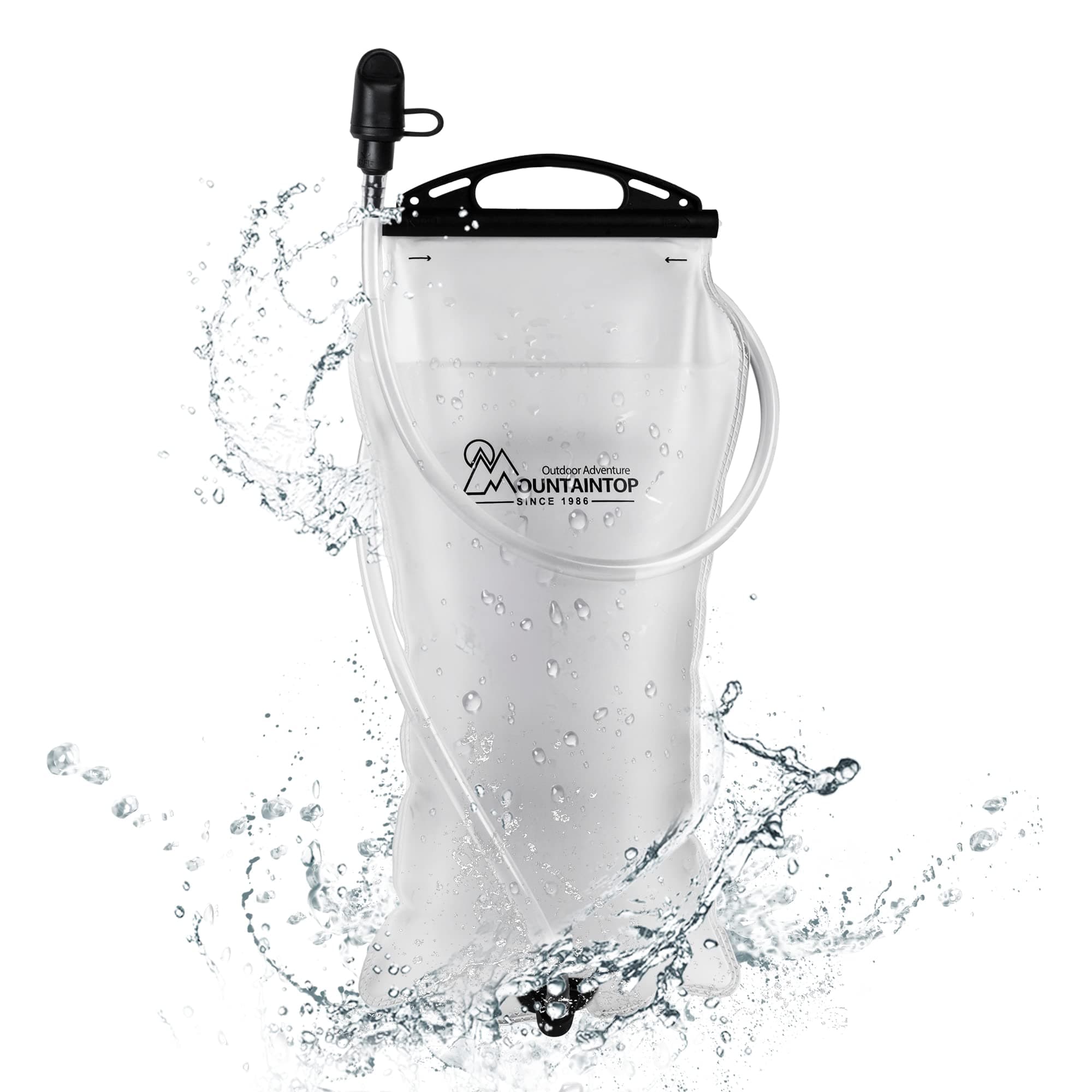 MOUNTAINTOP Hydration Bladder 3L Outdoor Hydration System for Backpack Water Reservoir for Biking Hiking Running Camping Climbing