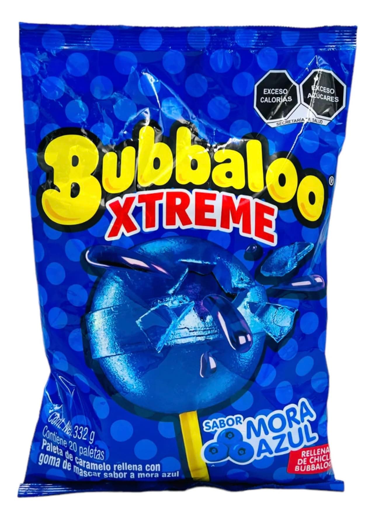 Bubbaloo Xtreme Blue Berry - Mora Azul (From Mexico)