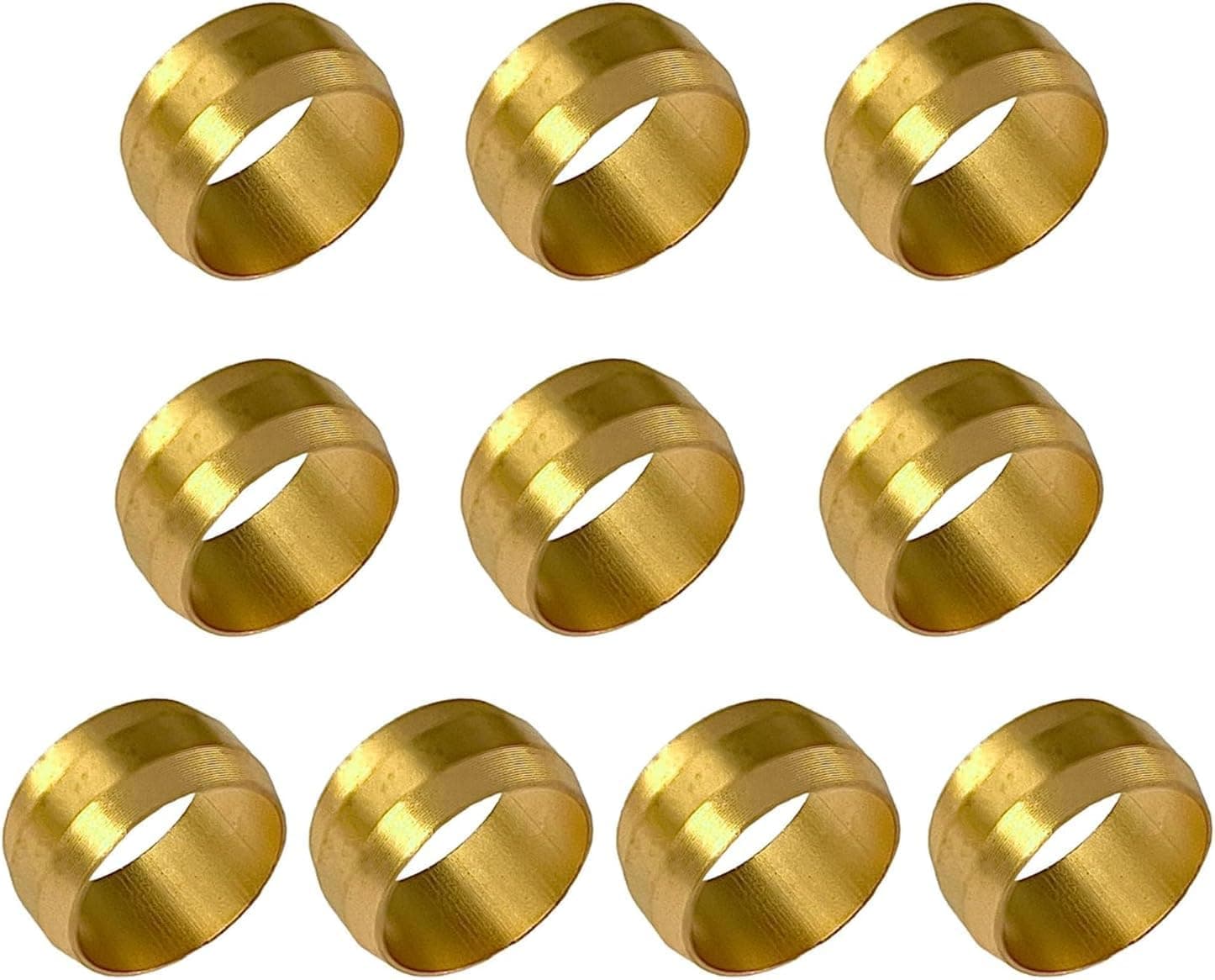 15mm Copper Compression Olives Copper - Pack of 10