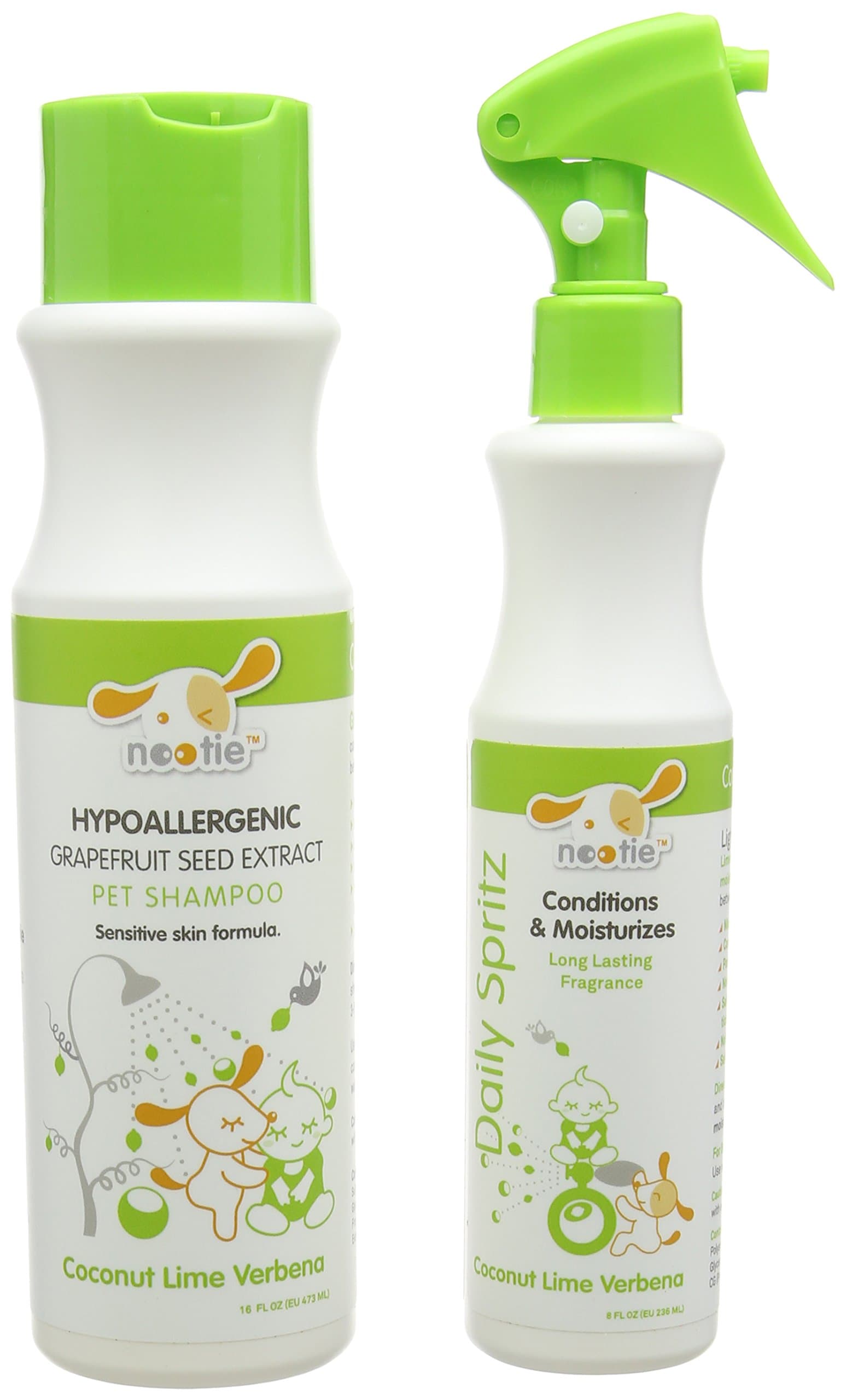 Nooties Coconut and Lime Dog Shampoo Bundle Pack
