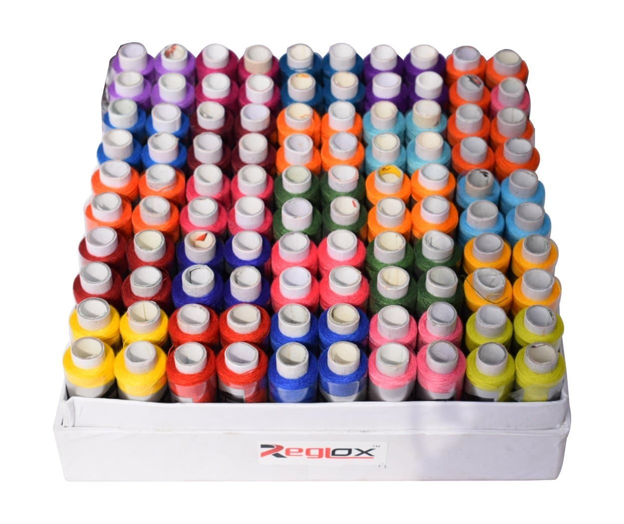 Polyester 100 Thread Spools, Multicolor