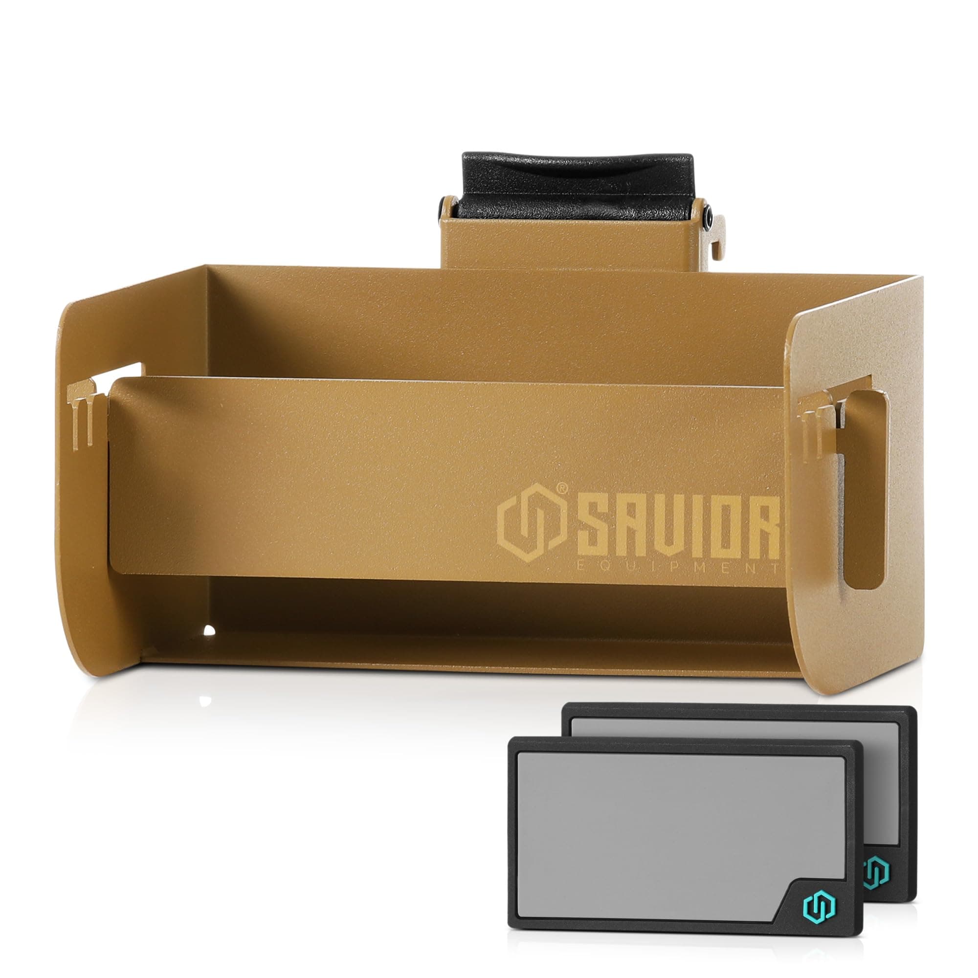 Wall Rack System Universal Magazine Rack Holder Slat Wall Mount Display Organizer Hanger, Adjustable to Fit Most 9MM .45 Pistol 5.56 .308 Rifle Mags, Heavy-Duty Steel Construction