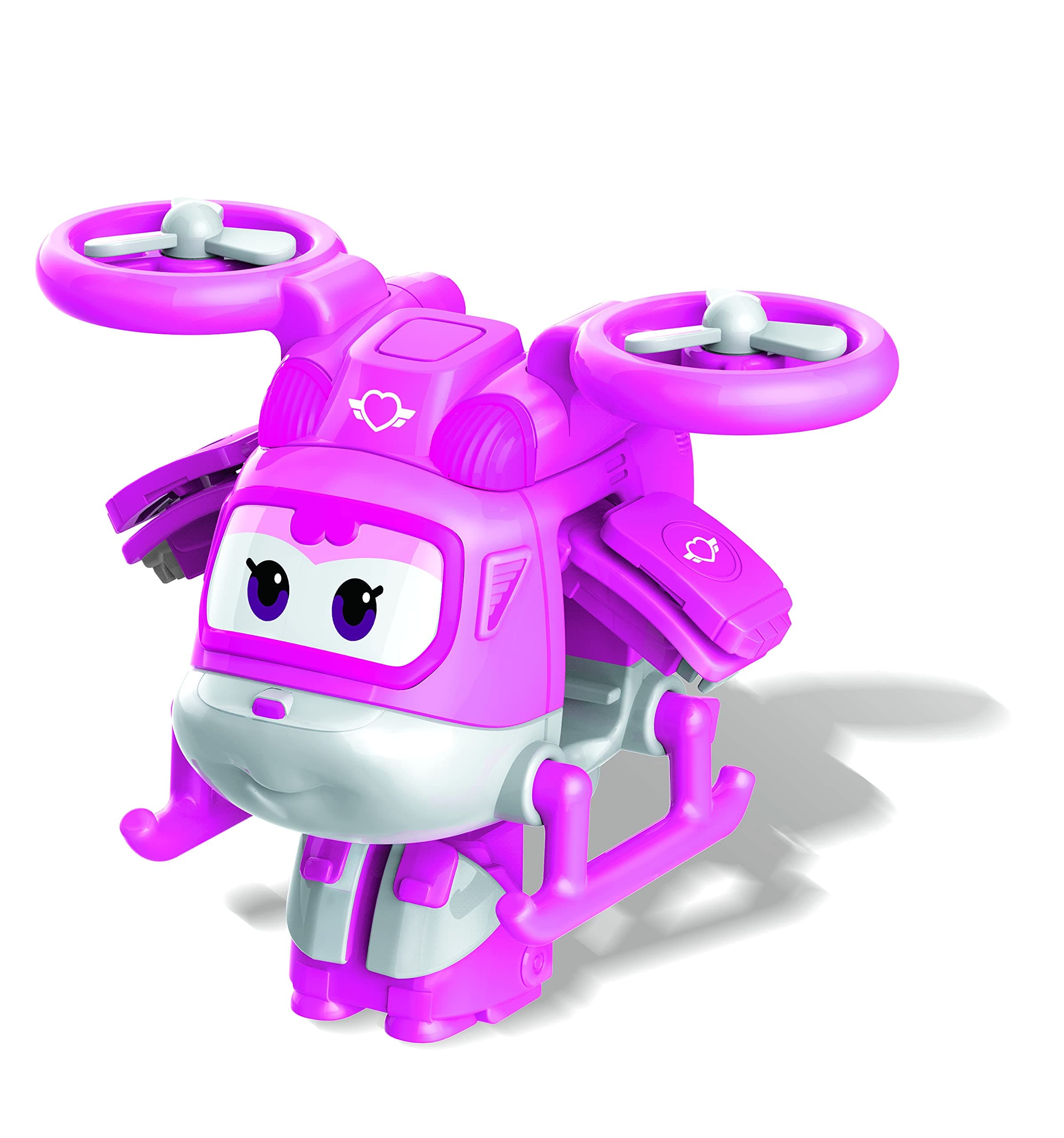 Super WingsEU740044 Transform-A-Bots 2" Character Supercharged Dizzy, Pink