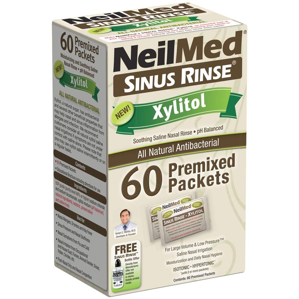 Sinus Rinse Premixed Refill Packets with Xylitol, 60ct.