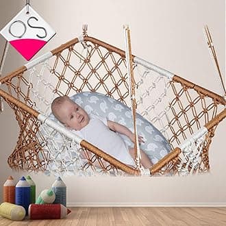 Patiofy Premium Silk Baby Cradle Swing/Hanging Crib Hammock Swing Bed for New Born Baby/Thottil/Baby Palna/Bassinet for 0 to 2 Years/Outdoor Indoor Use - Brown