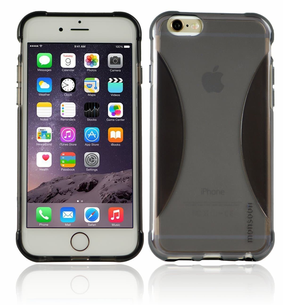 monsoon TREVISO Slim Flex Case Cover for Apple iPhone 6 (4.7") - [BLACK]