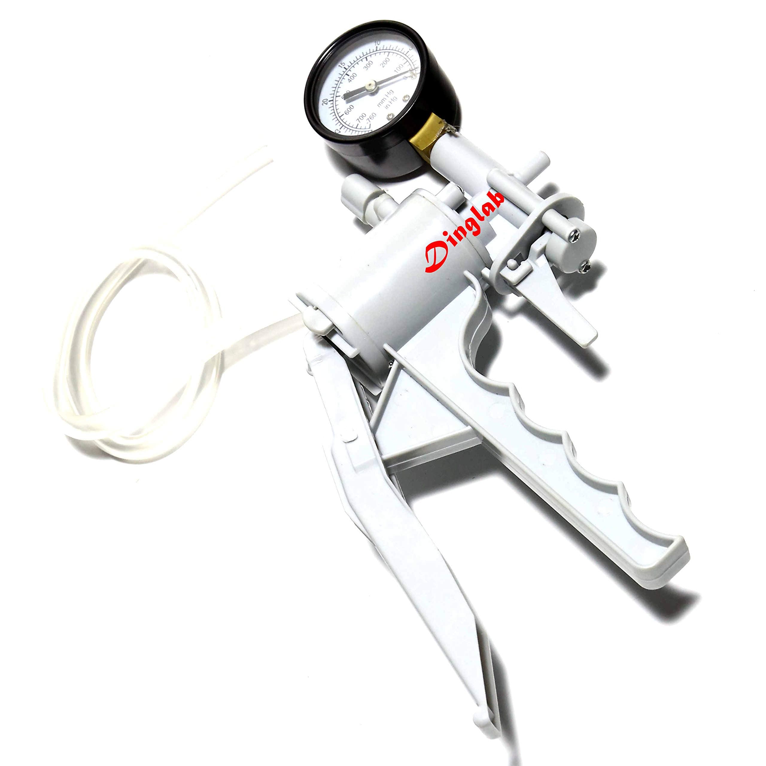 Lab Hand-held Vacuum Pump,Handle Vacuum Pressure Suction Pumps,Max 550mm Hg