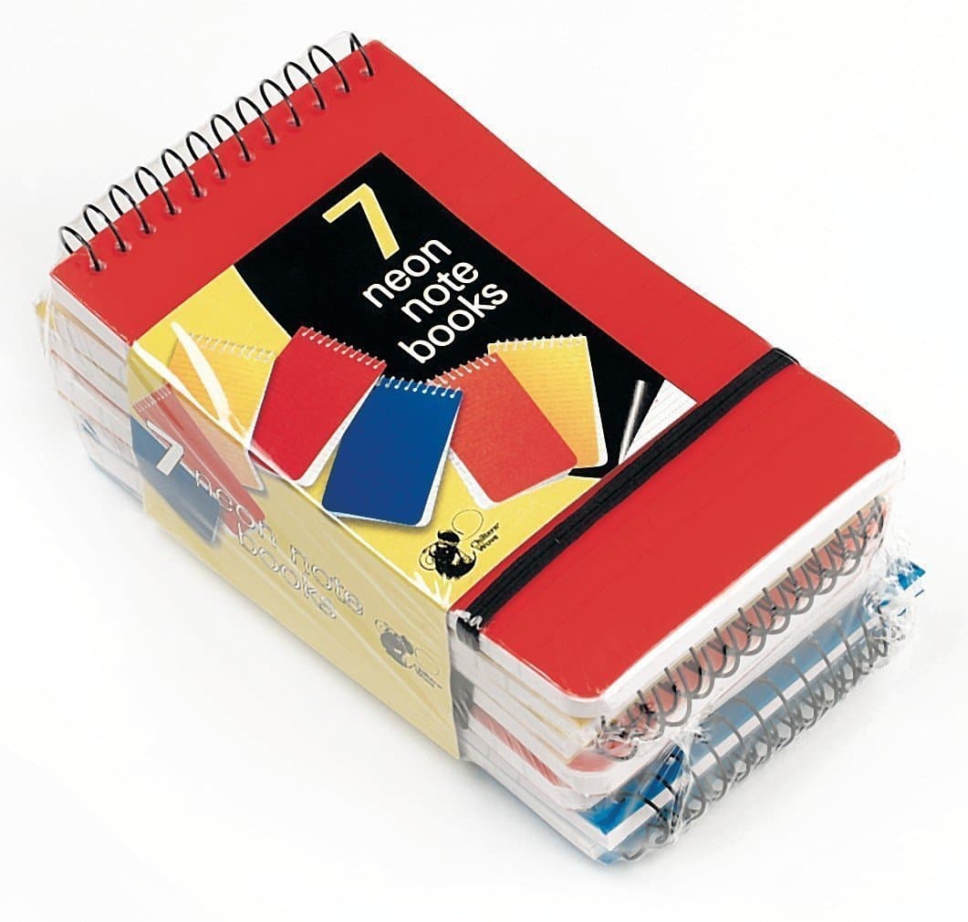 Neon Notebooks Small 21pk by Chiltern Wove