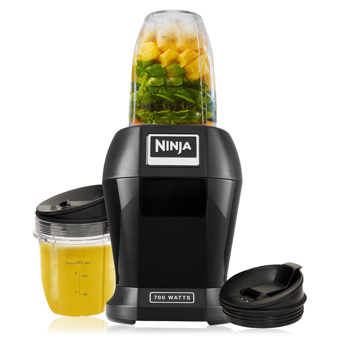 Nutri Ninja Lite 700 Watts Personal Blender with Two Tritan Jars (Black)