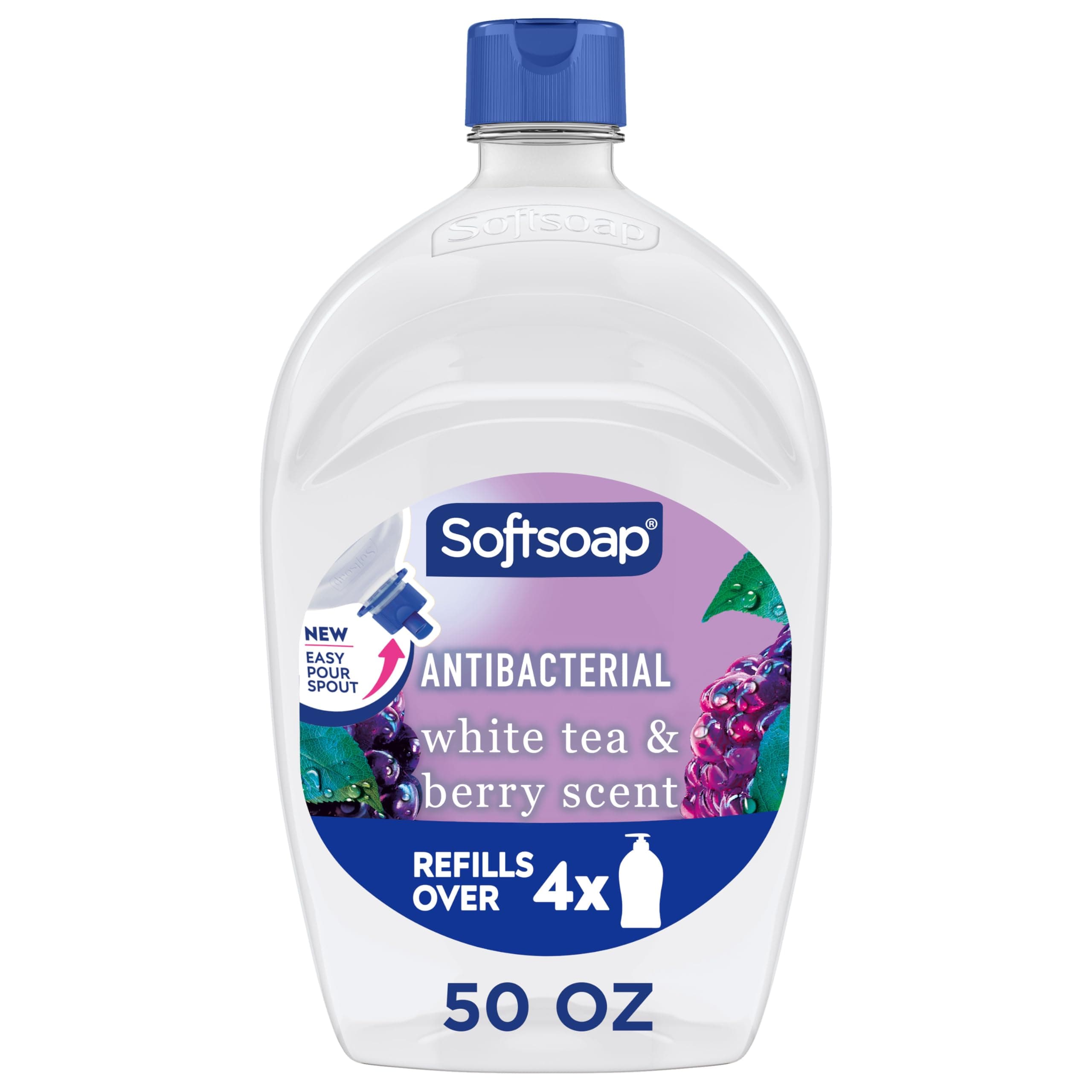 Suavitel Softsoap SS LHS 50F CS SP AB WHITE TEA & BERRY, 3.605 Fl oz