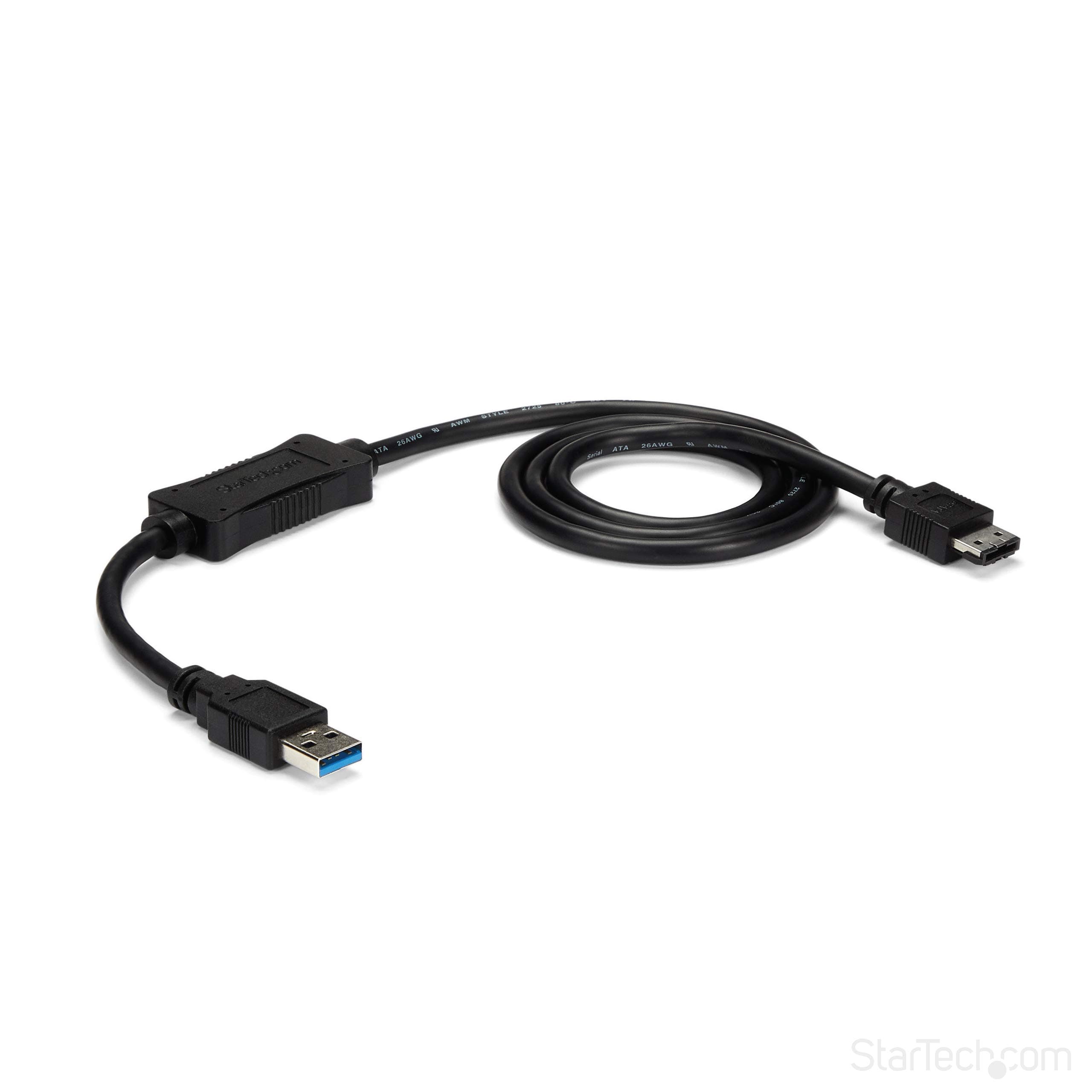 StarTech.com 3 ft USB 3.0 to eSATA Adapter - 6 Gbps HDD/SSD/ODD Converter Hard Drive Cable (USB3S2ESATA3)