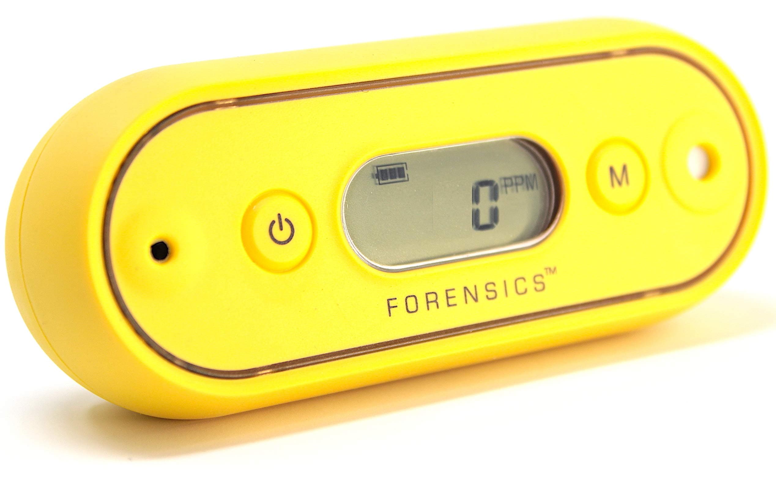 Waterproof CO Meter by Forensics | 2 Year Battery Life | Shock-Proof | Water-Proof | Dust-Proof | Industrial Specs CO Detector | IP67 | Rubber Soft-Touch | 0-1000ppm CO |