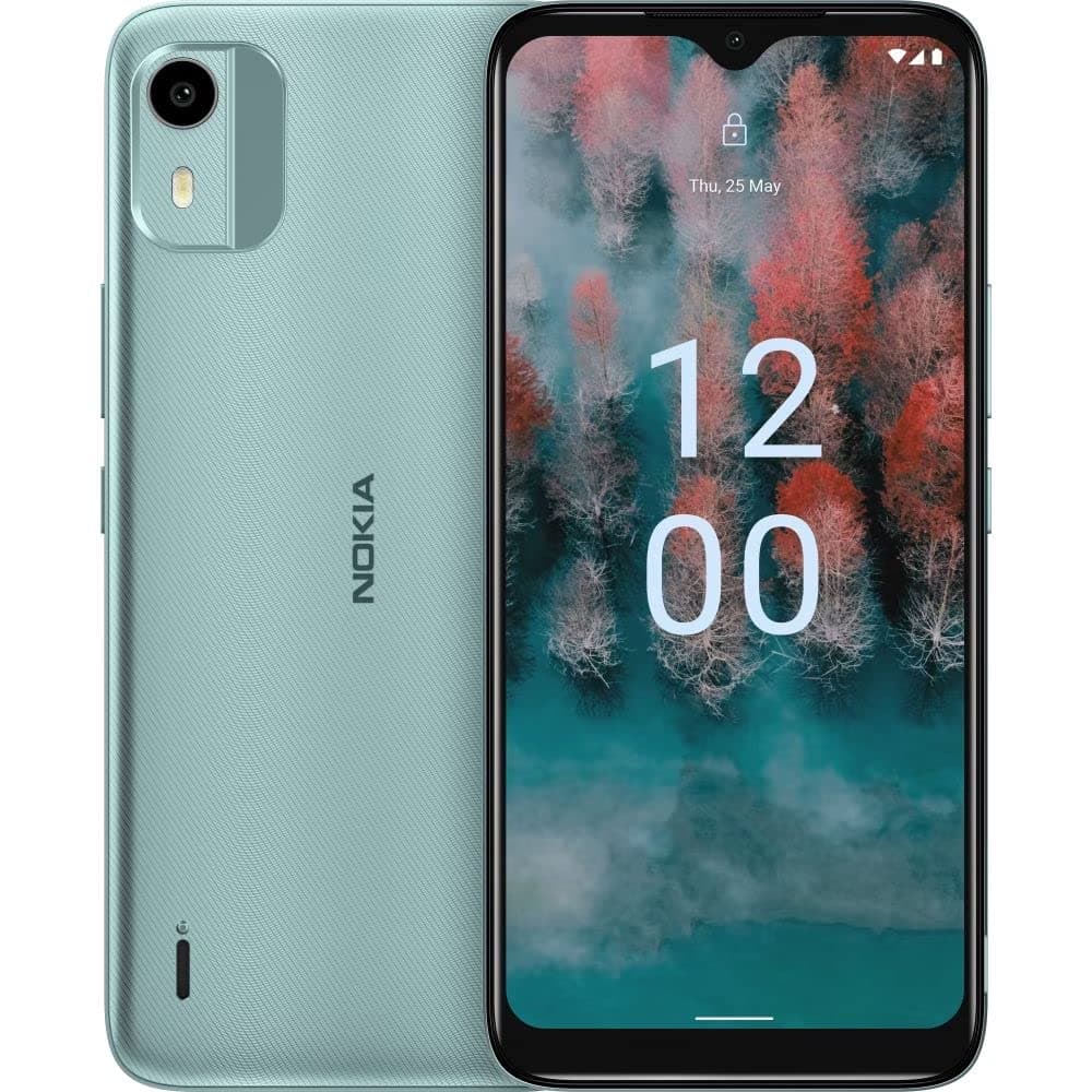 Nokia C12 Pro Android Smartphone, Dual SIM, All Day Battery Life, 6GB RAM, 4GB RAM + 2GB Virtual RAM, Android 12 Go Edition | Mint
