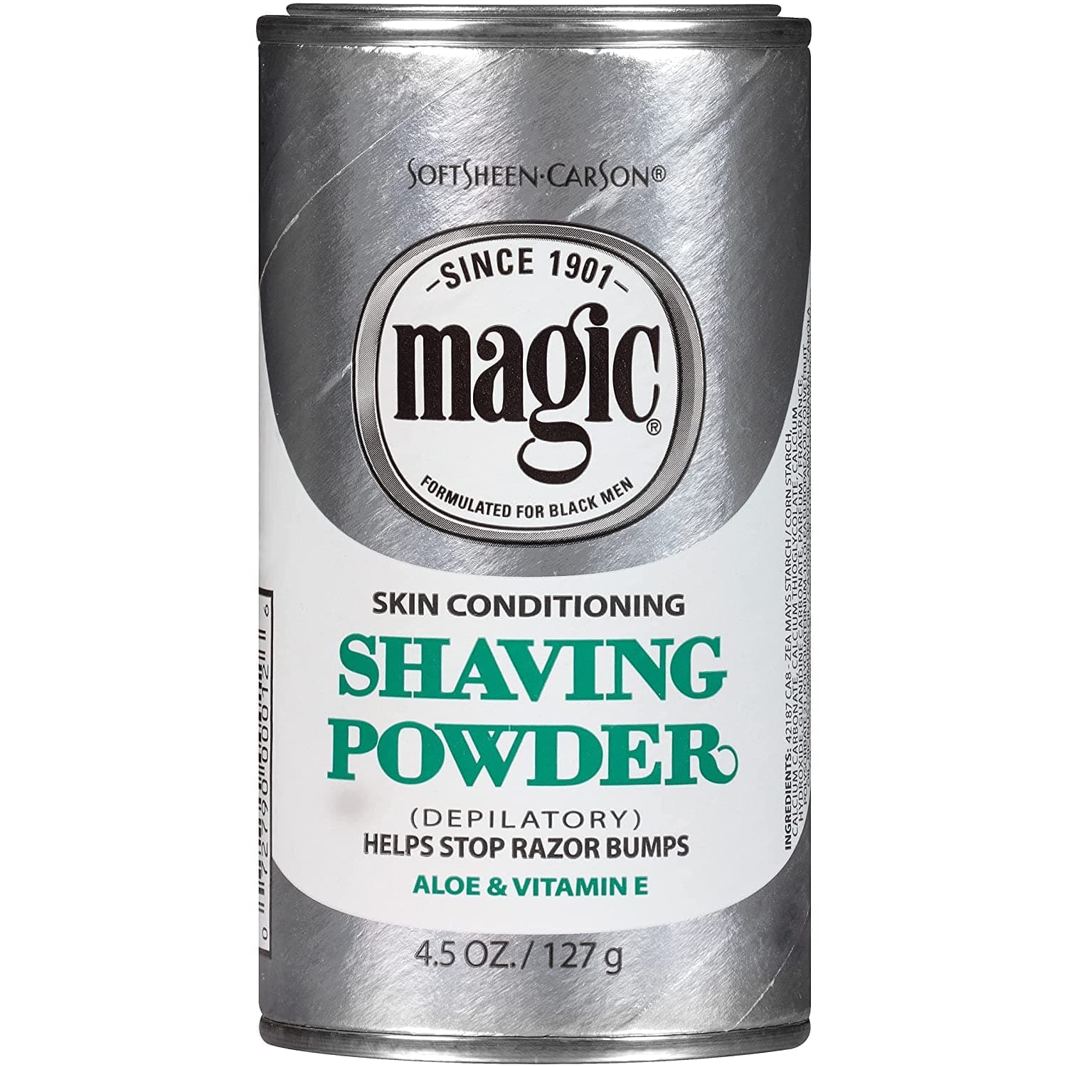 Magic Softsheen Carson Skin Conditioning With Aloe & Vitamin E Shaving Powder