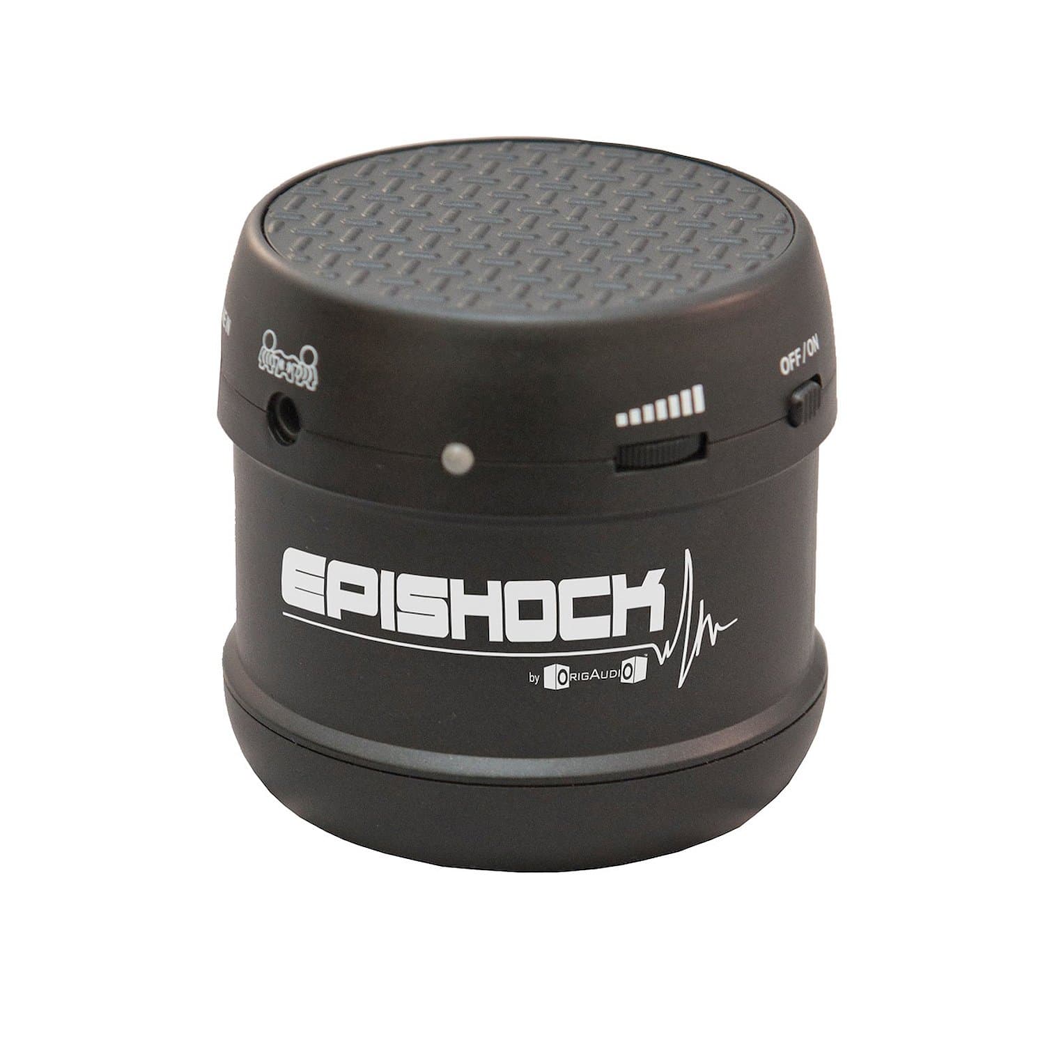 OrigAudio Epishock Portable Vibration Speaker System for iPod, iPhone and Any Standard 3.5mm Jack (Black)