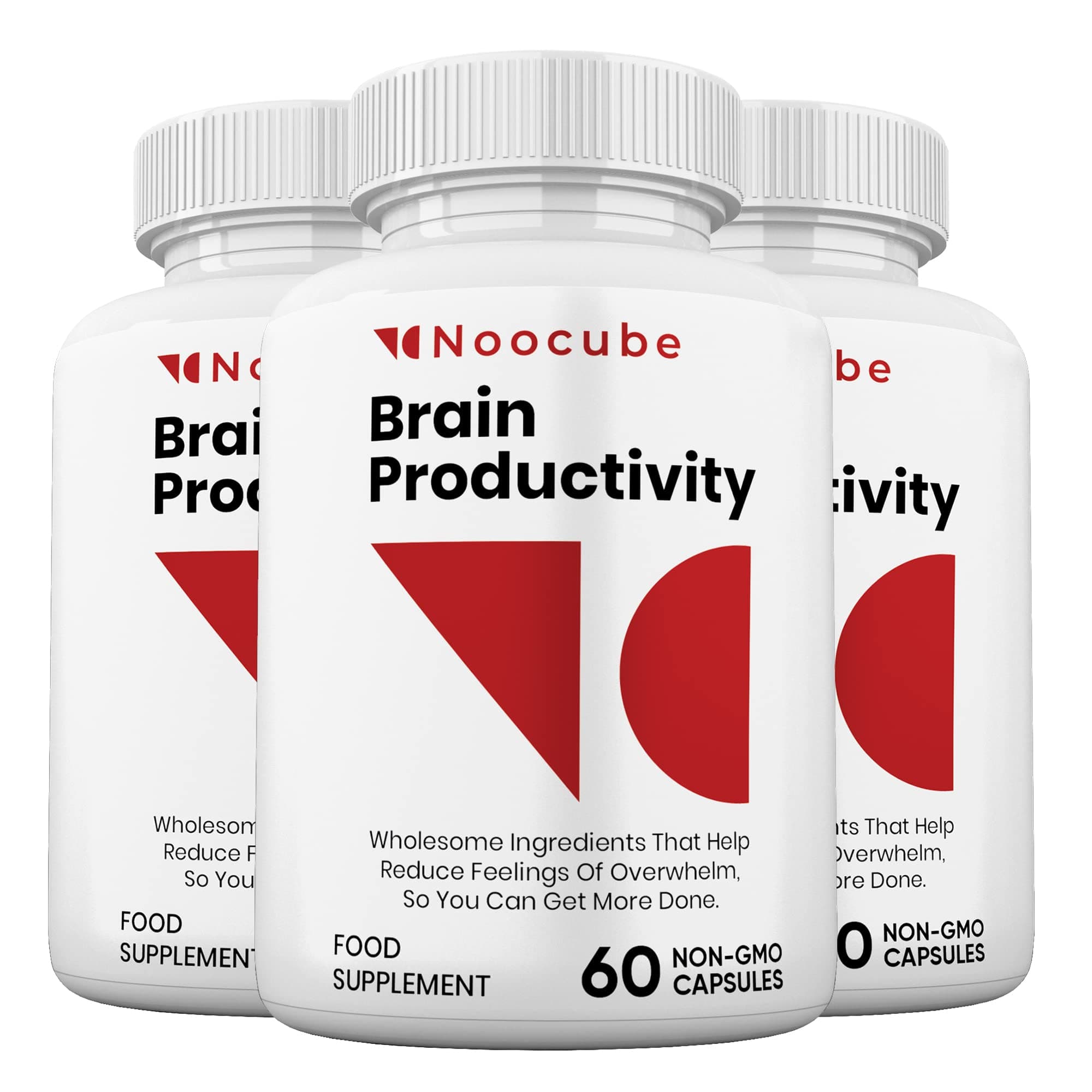Noocubes Brain Productivity Pills, Cognitive & Memory, Premium Advanced Formula (3 Pack)