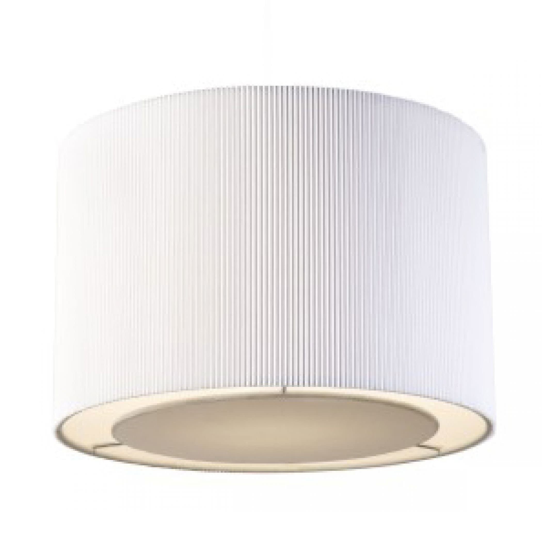 Colette 1 Light Drum Pendant Light Shade Colour: White