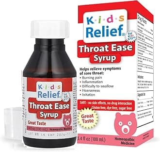 Kids Relief Kids Relief Throat Ease Syrup for Ages 0-12, 3.4 Fl Ounce