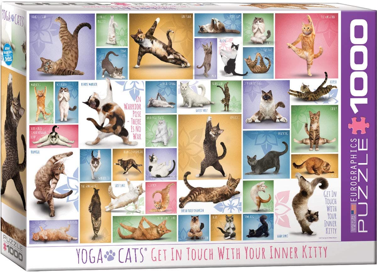 EuroGraphics1000pcs - Yoga Cats