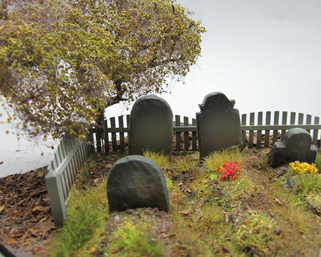1/35 Scale Tomb stones 4 assorted Grave markers