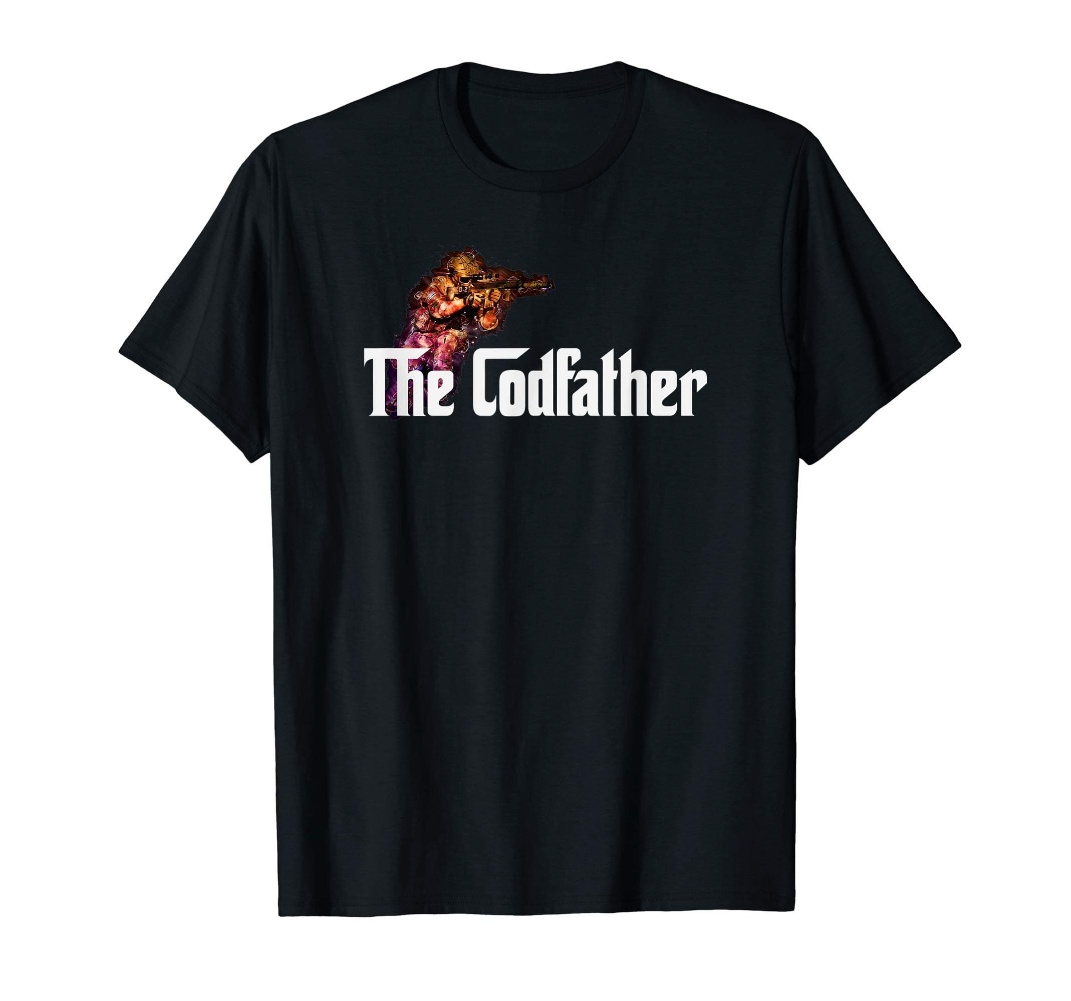 Live stream imagesThe Codfather gaming pro streamers multiplayer Team COD T-Shirt