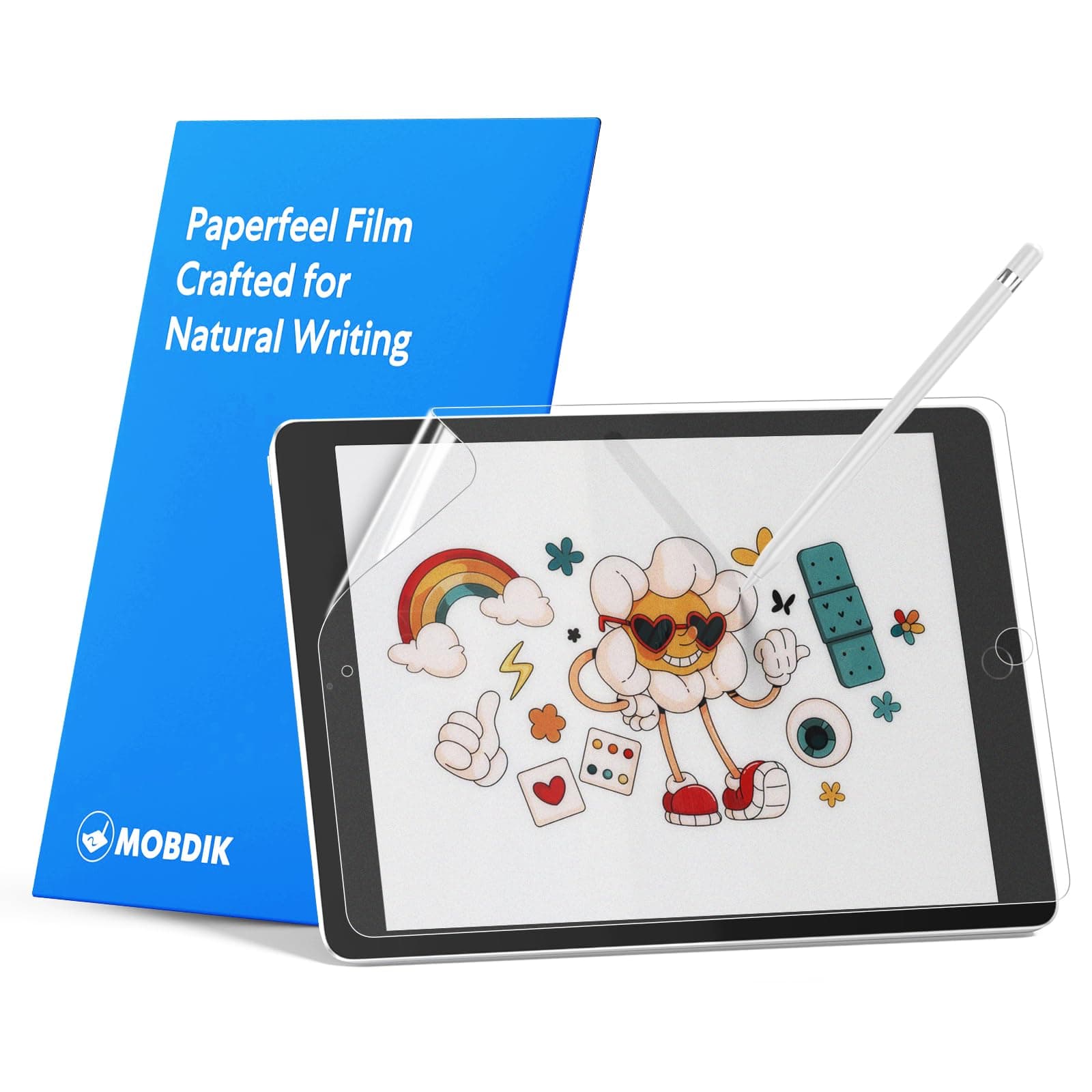 [2 PACK]Screen Protector for iPad Air 3 / iPad Pro 10.5 Paperlike iPad Air 3 2019 /iPad Pro 10.5 2017 Paperlike Screen Protector (2 Pack) Matte Film Anti Glare Less Fingerprint with Easy Installation