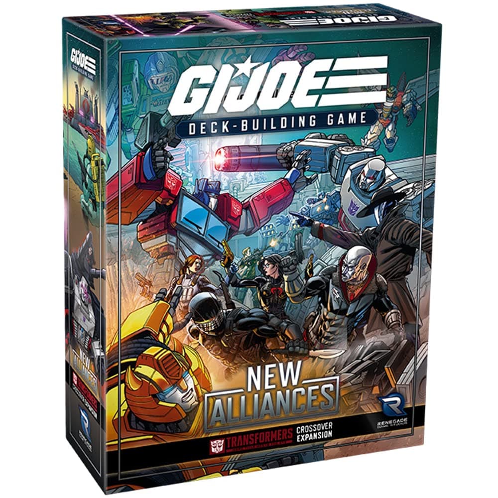 Renegade Game Studios G.I. Joe Deck-Building Game: New Alliances - A Transformers Crossover Expansion, Cooperative Deck-Building Game, Take On The Role of A Pony, Ages 14+, 1-4 Players, 30-70 Min