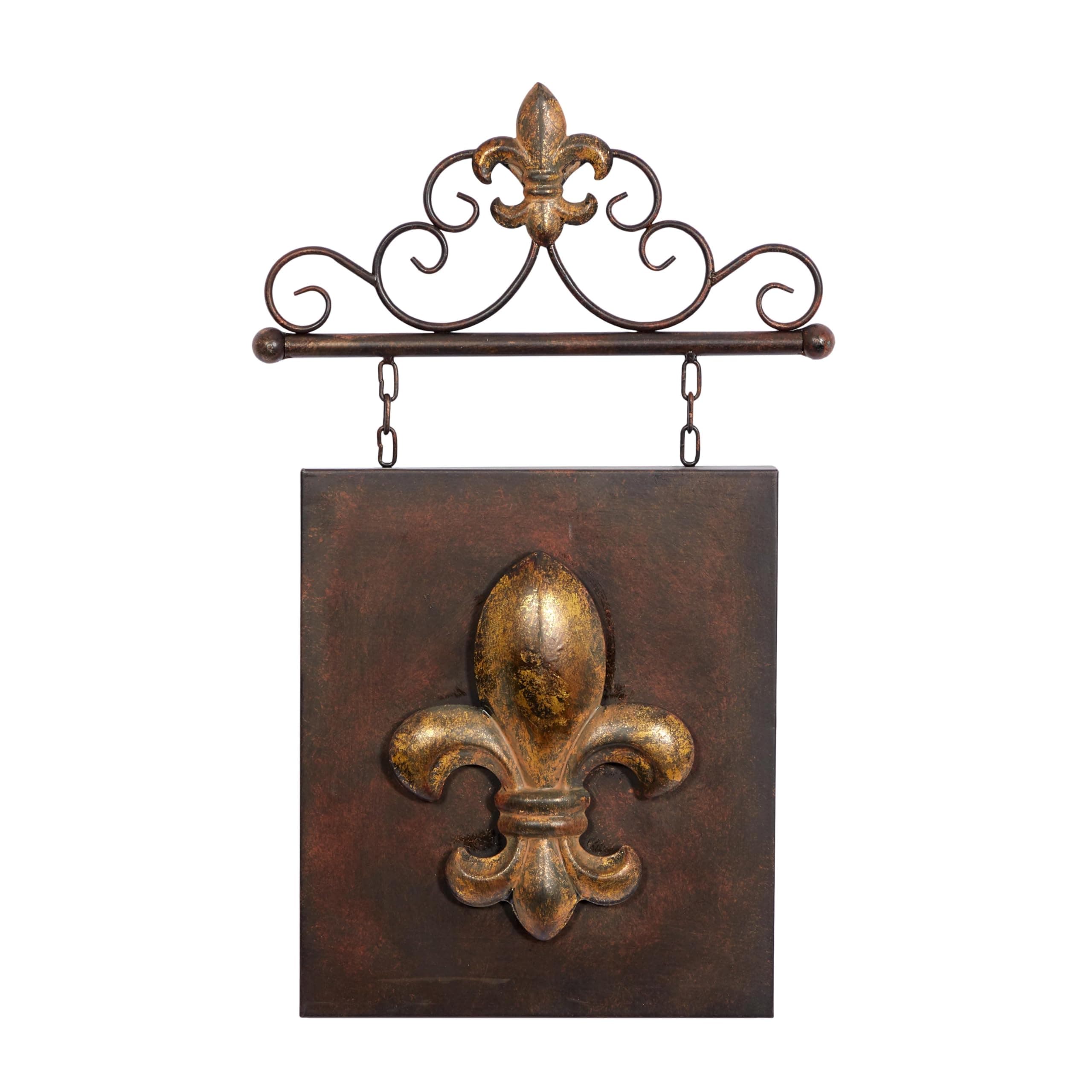 Traditional Bronze Metal Wall Decor