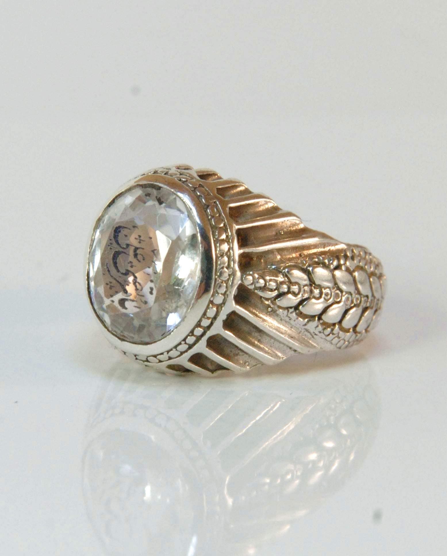 Dur e Najaf Ring Silver | خاتم در النجف الاصلي | AlAliGems | Genuine Dur E Najaf Stone Ring Size 10