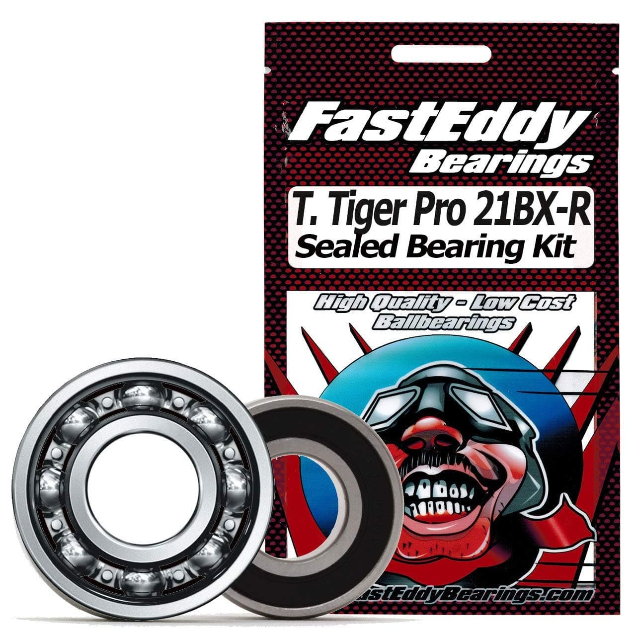 FastEddy Bearings Compatible with Thunder Tiger Pro 21BX-R .21 Sealed Bearing Kit
