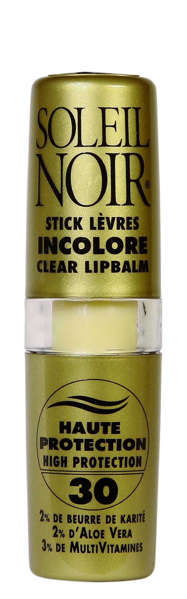 Soleil Noir Clear Lipbalm SPF30 4g