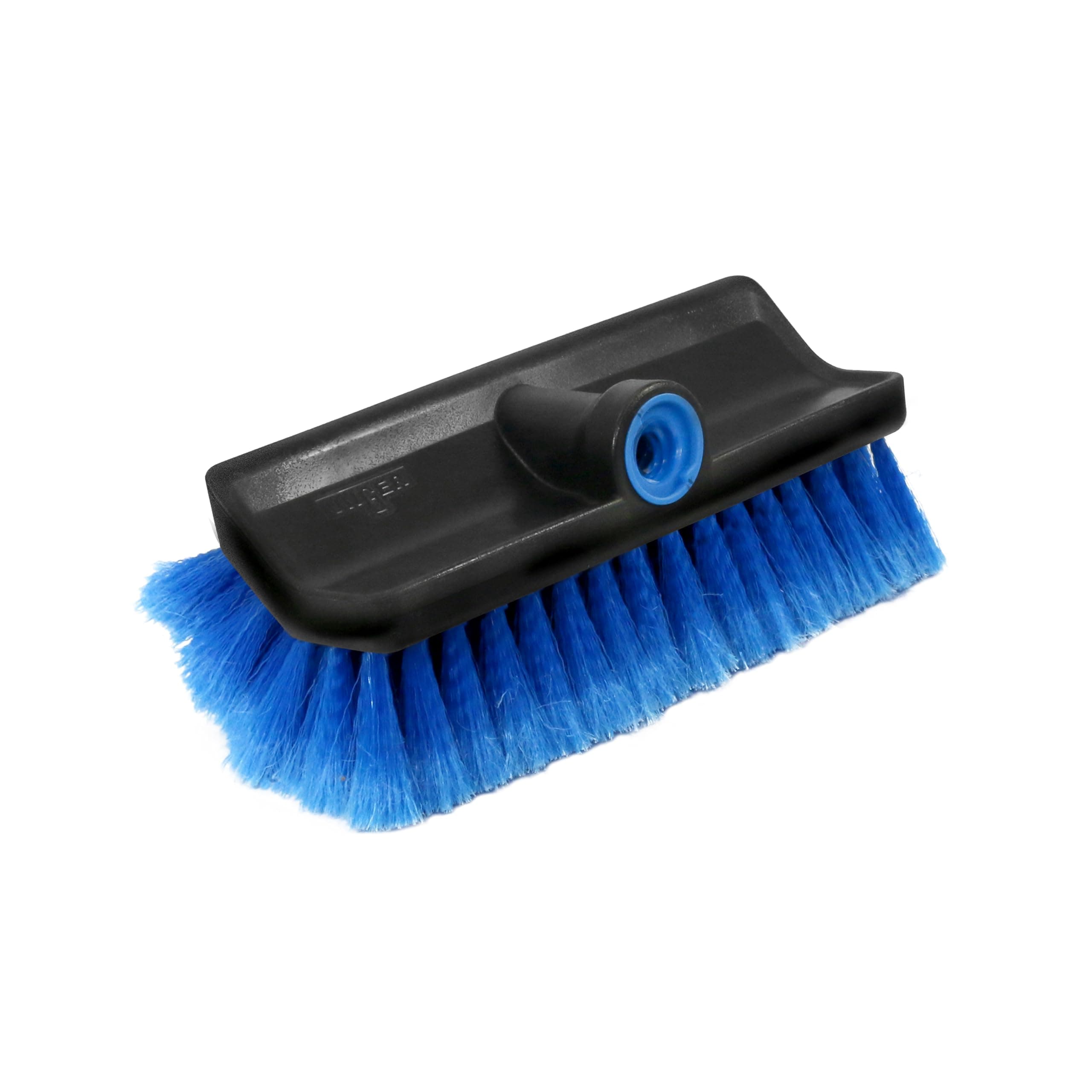 Professional Lock-On HydroPower 10” Bi-Level Soft Wash Brush, Compatible with Waterflow Poles, Outdoor Cleaning Supplies, Great for Patios, Siding, Windows, Cars, and Boats