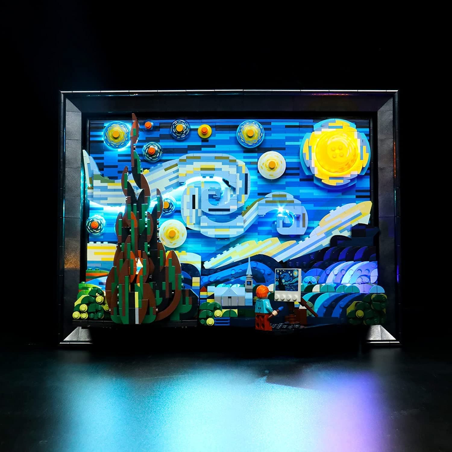 LED Lights Compatible with Lego Starry Night, Light Kit Compatible with Lego Van Gogh Compatible with Lego 21333-Classic Version (Lights Only, No Model)