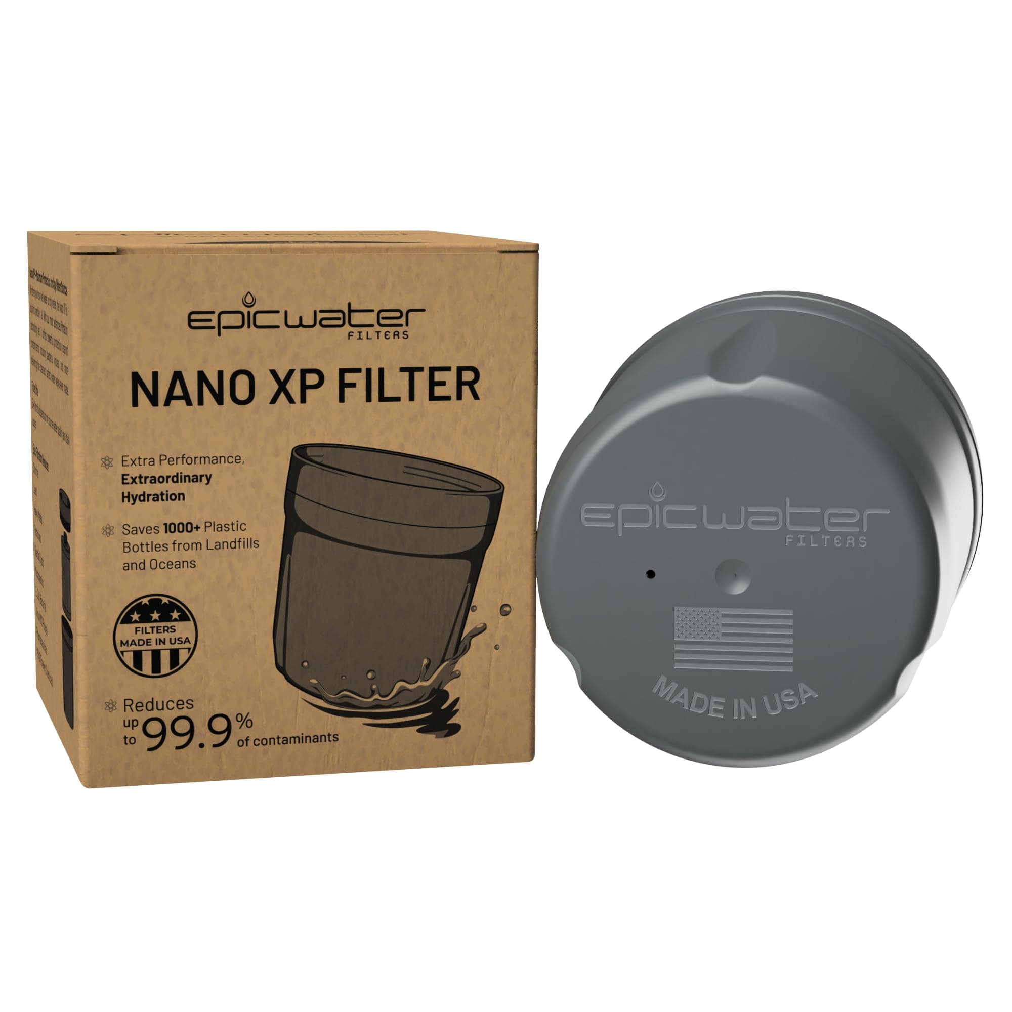 - REPLACEMENT FILTER for Epic Nano XP Water Filter Pitcher or Dispenser. Nanofiltration Removes Bacteria, Virus, Cyst, Lead, Chromium 6, PFOS, PFOA, Heavy Metals, Pesticides