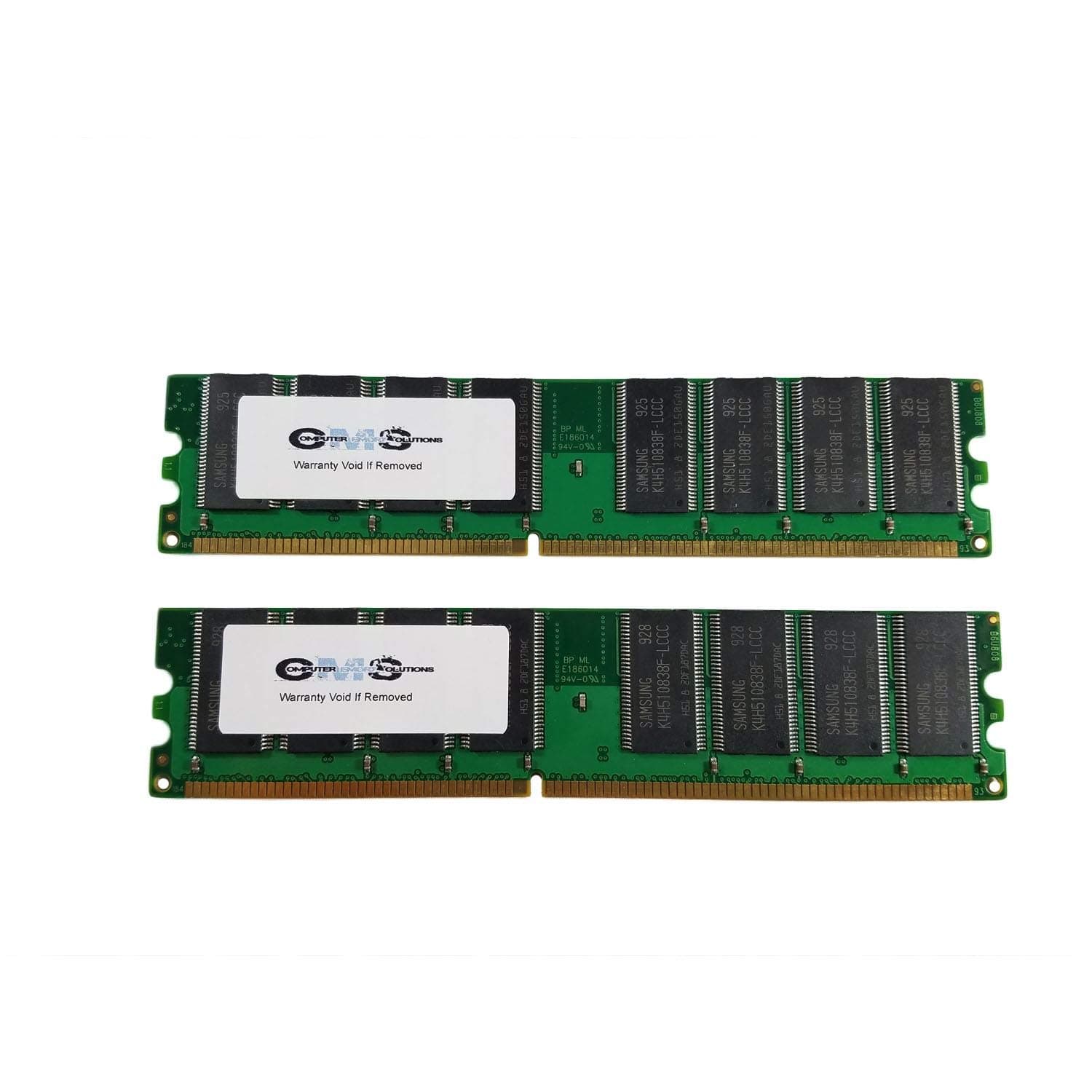 CMS 2GB (2X1GB) DDR1 2700 333MHZ Non ECC DIMM Memory Ram Upgrade Compatible with Dell® Optiplex Gx270 Series Desktop Ddr1 - A112