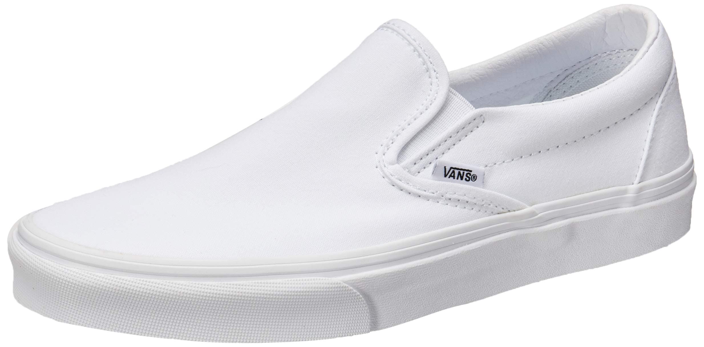 Vans Men Classic Slip-On (White/True White), 11