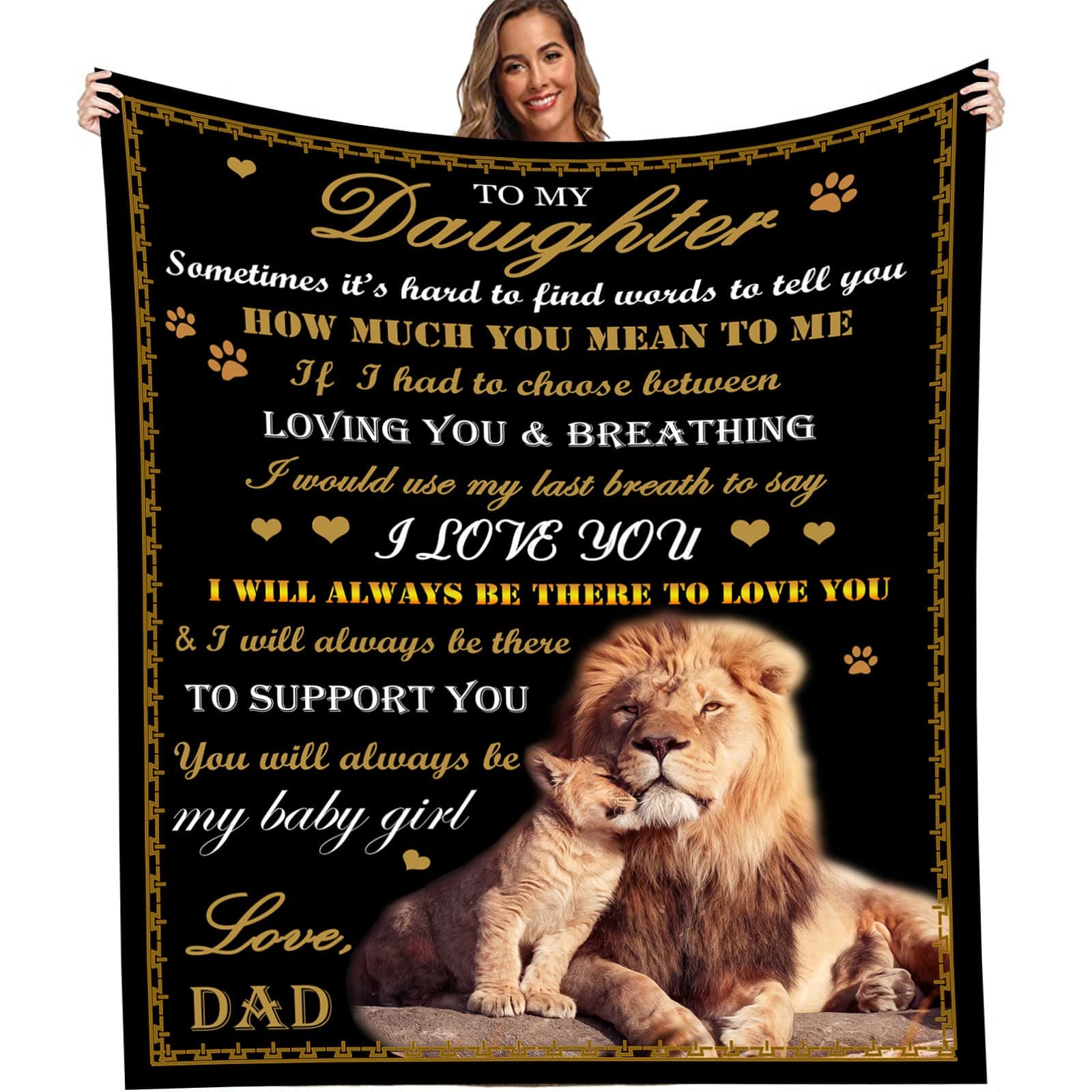 SUNTRON Personalized Plush Flannel Blankets (50x60in)