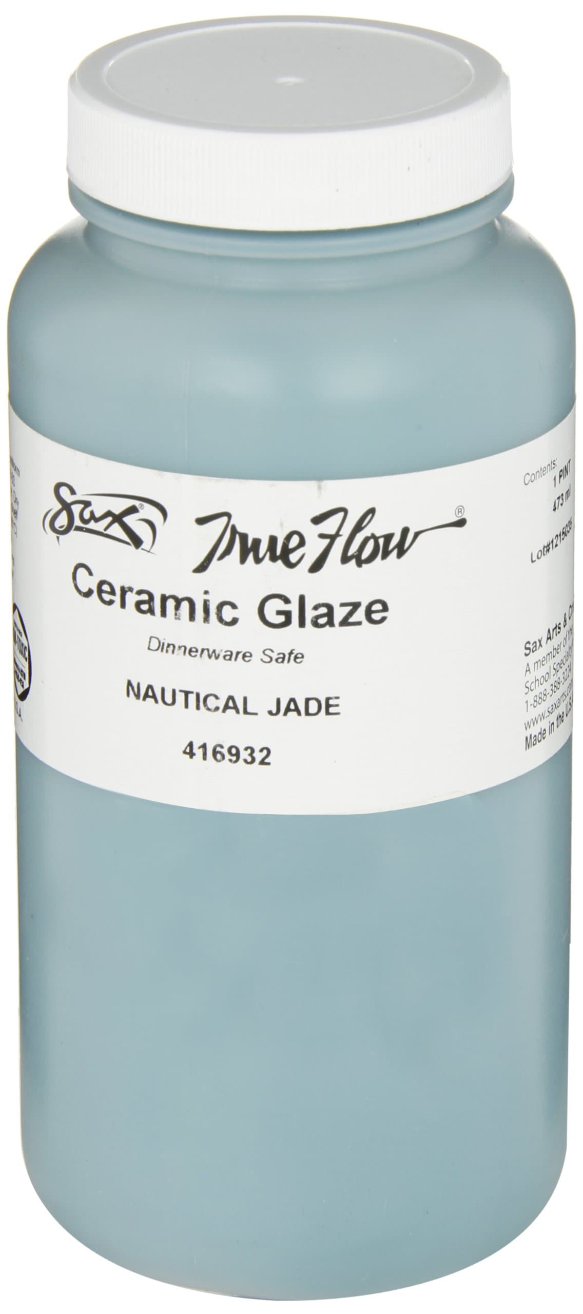 Sax True Flow Gloss Glaze - 1 Pint - Nautical Jade