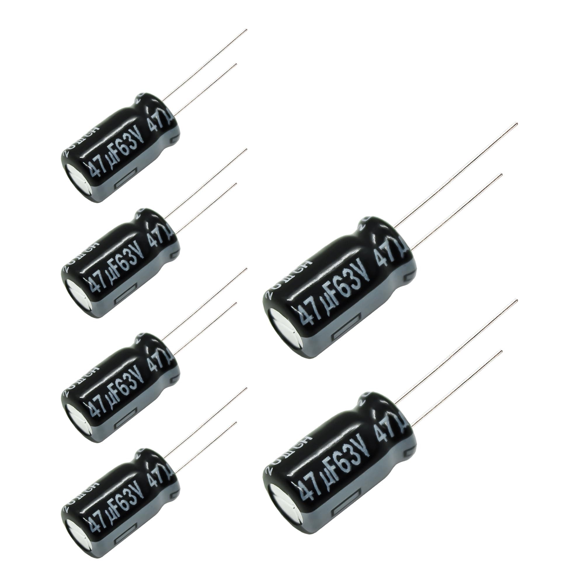 Replacement for 6 pcs Panasonic FR Series Capacitors 63V 47uf Ultra Low ESR