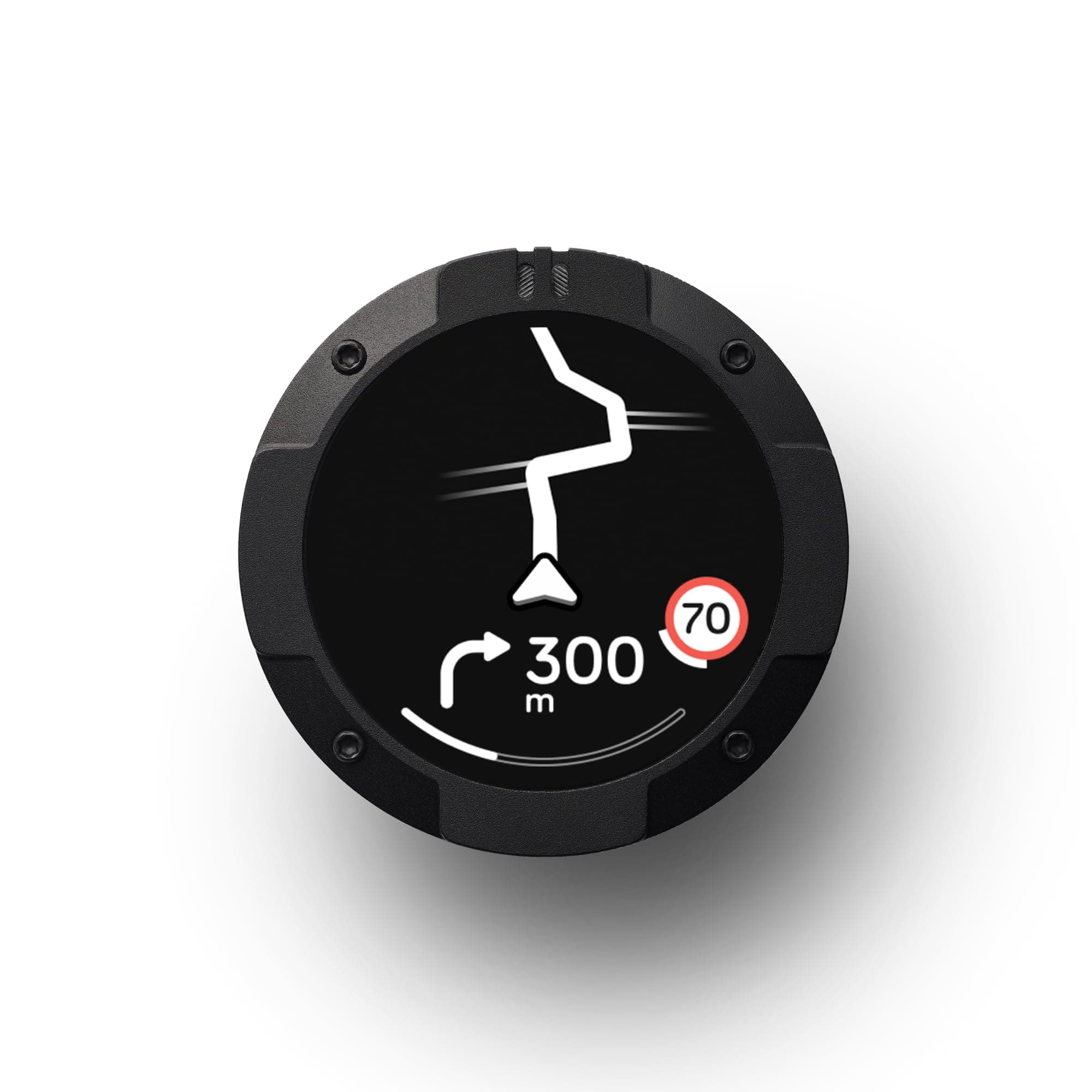 Moto II - Next Gen Motorcycle GPS Tracker | Compact Design, Waterproof Build, Simple Display & 14-Hour Battery |Glove Friendly Motorcycle Sat Nav Perfect for Adventure & Daily Commutes (Black)