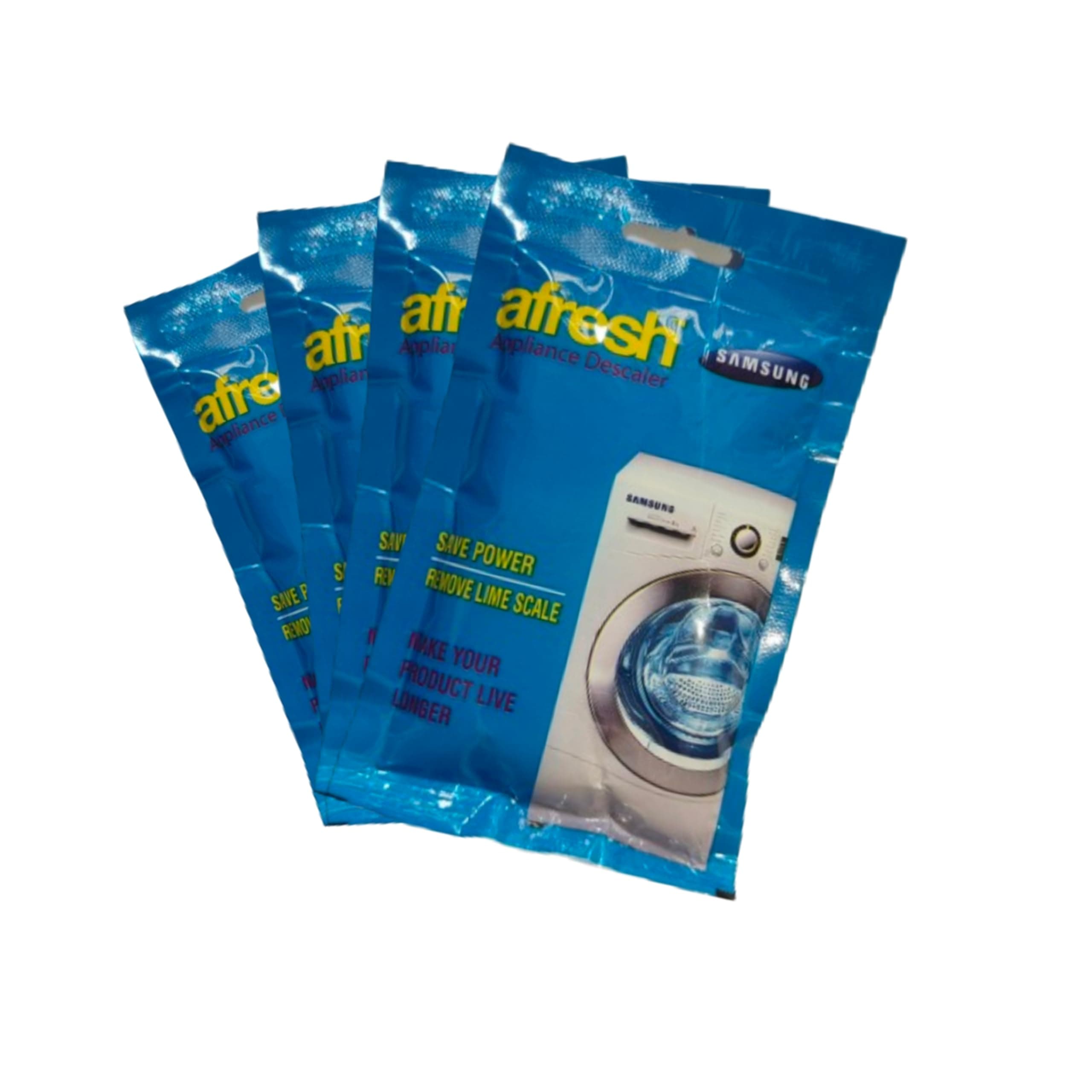 NEW Descale Compatible For Samsung Washing Machine Front Load and Top Load, Washing Machine Cleaning Powder, Descaling Powder For Washing Machine, Drum Cleaner -100 gm (4)