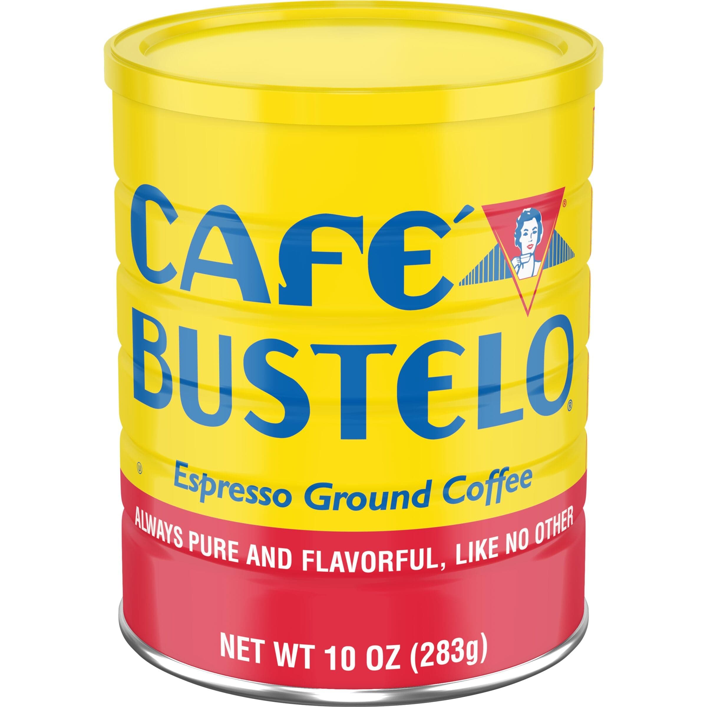 Cafe Bustelo Espresso Ground Coffee, 10 Ounce Can, Packaging May Vary