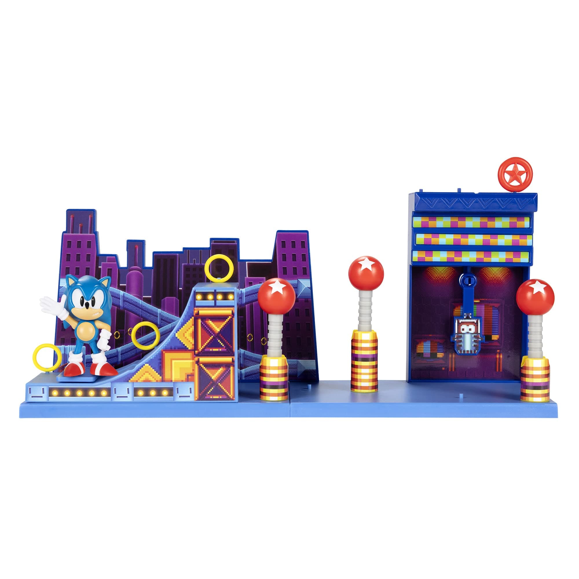 Studiopolis Zone Playset, Interactive Playset include 2.5” / 6cm Sonic Action Figure