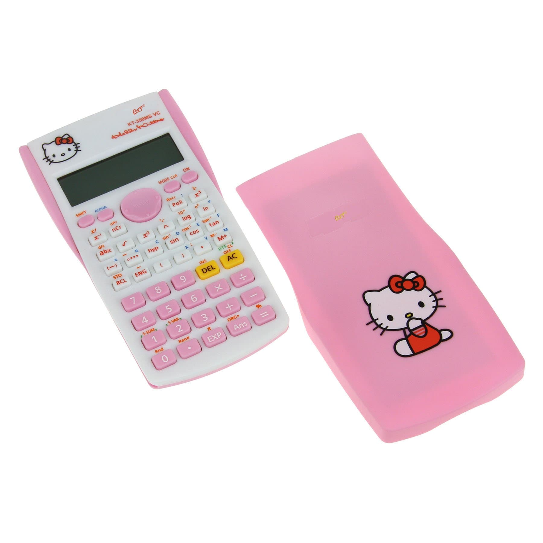 BXT Cute 2-Line Electronics Engineering/Scientific Calculator Pink
