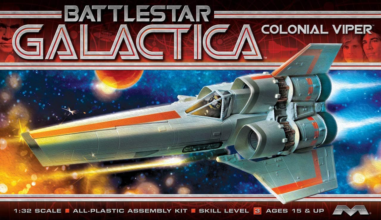 Moebius Models 10016625 Battlestar Galactica Original MKI Viper Model Kit