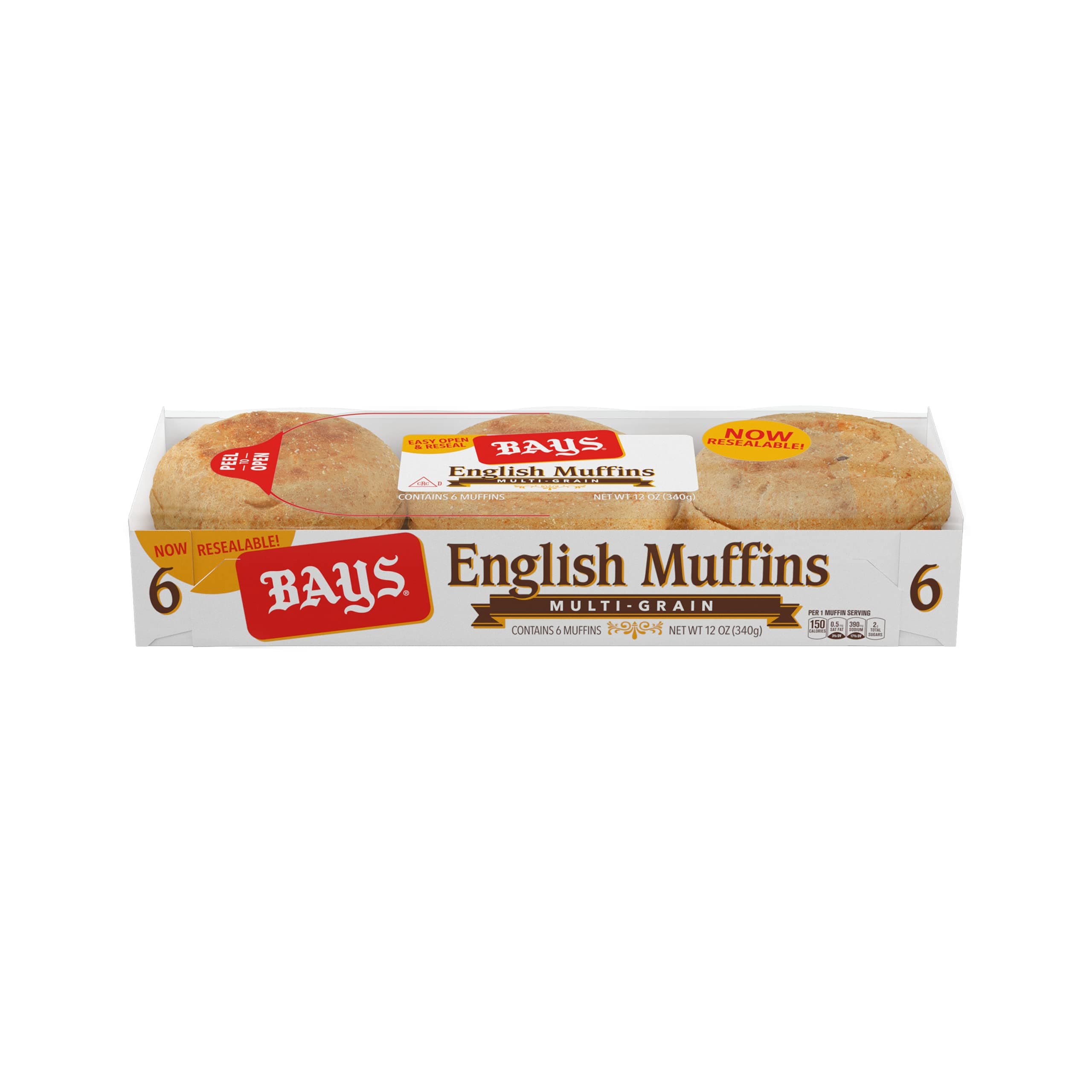 Moptrek ain English Muffins (12, 6 Ct Packages)