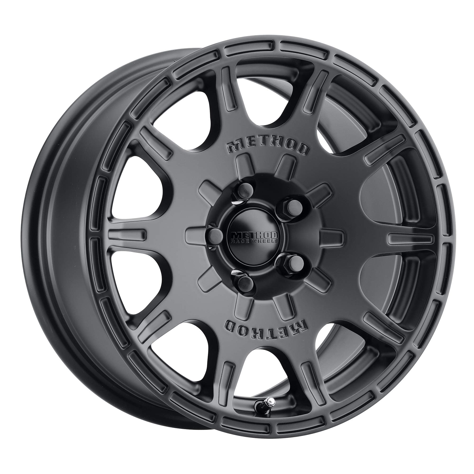 Method Race Wheels 502 VT-SPEC Matte Black 15x7" 5x100", 15mm offset 4.6" Backspace, MR50257051515SC